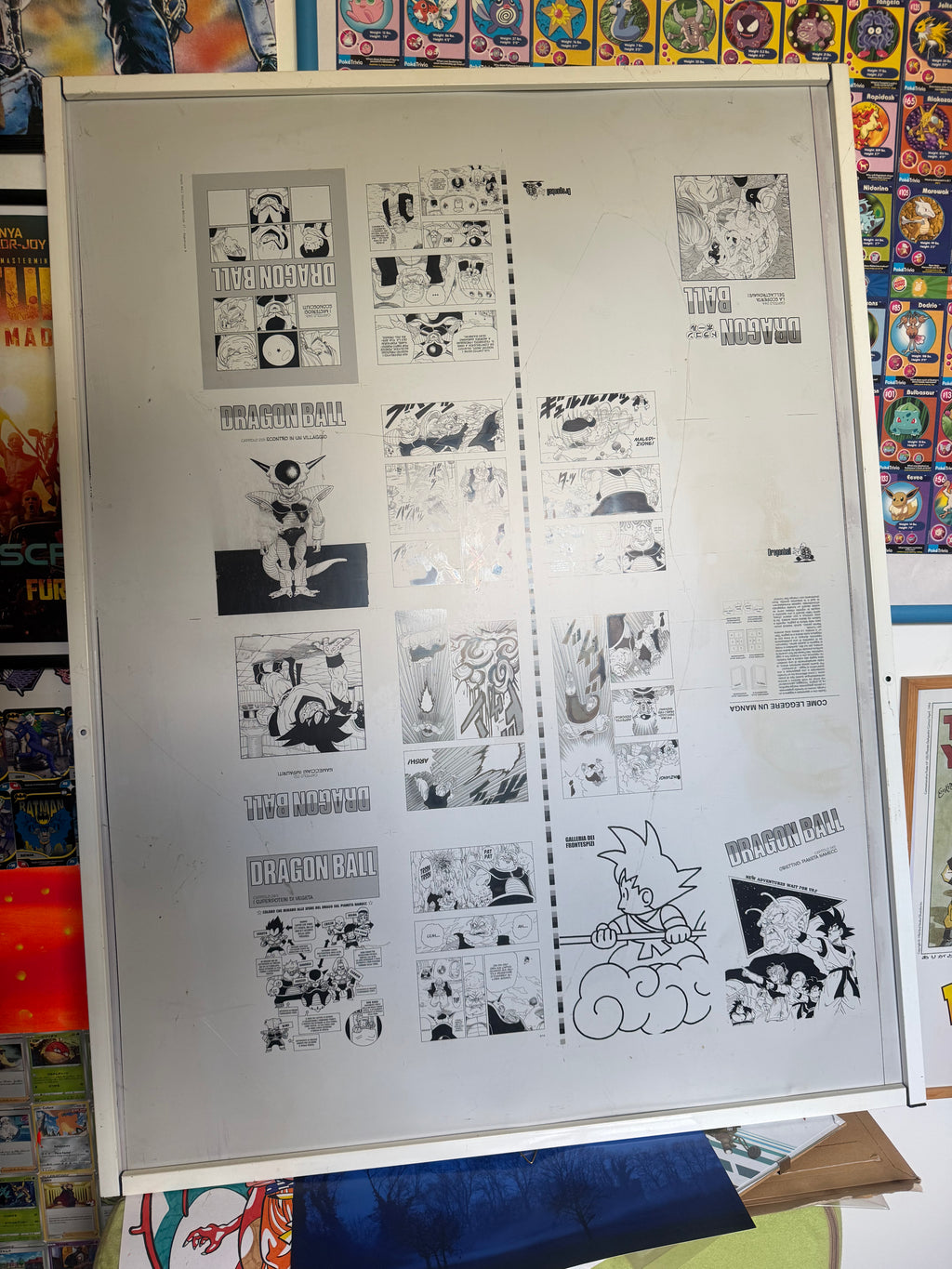 Lastra di Stampa Originale Offset in Alluminio – Dragon Ball (Saga di Namecc)