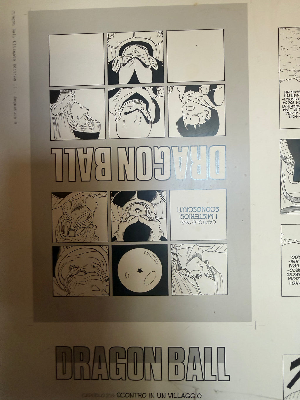 Lastra di Stampa Originale Offset in Alluminio – Dragon Ball (Saga di Namecc)