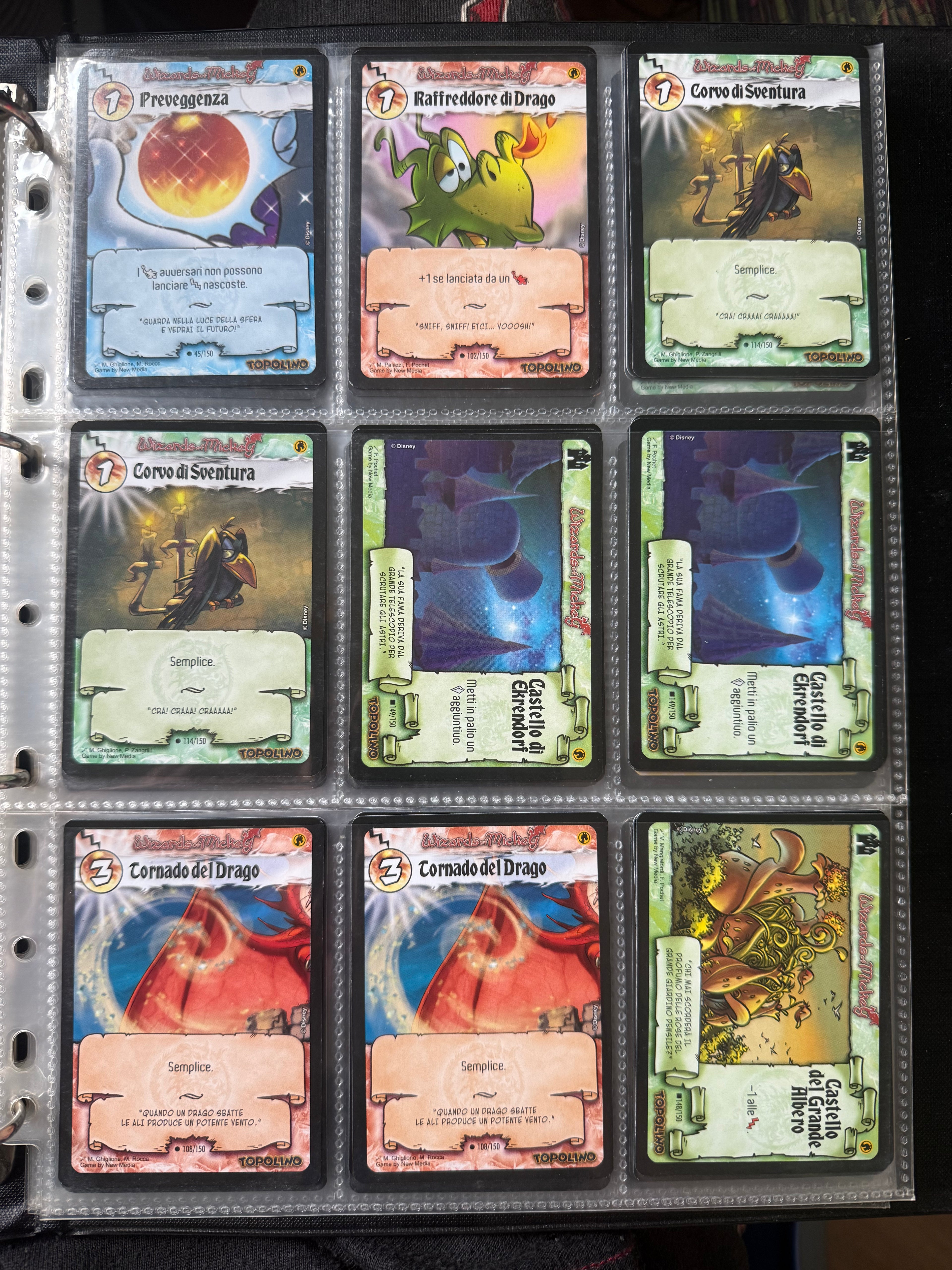 Wizard of Mikey 1 ed Lotto carte comuni