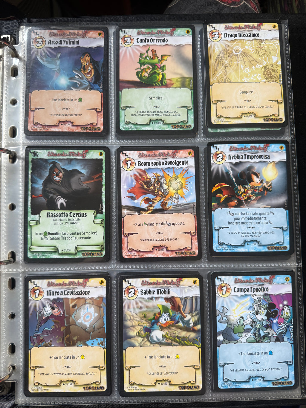 Wizard of Mikey 1 ed Lotto carte comuni
