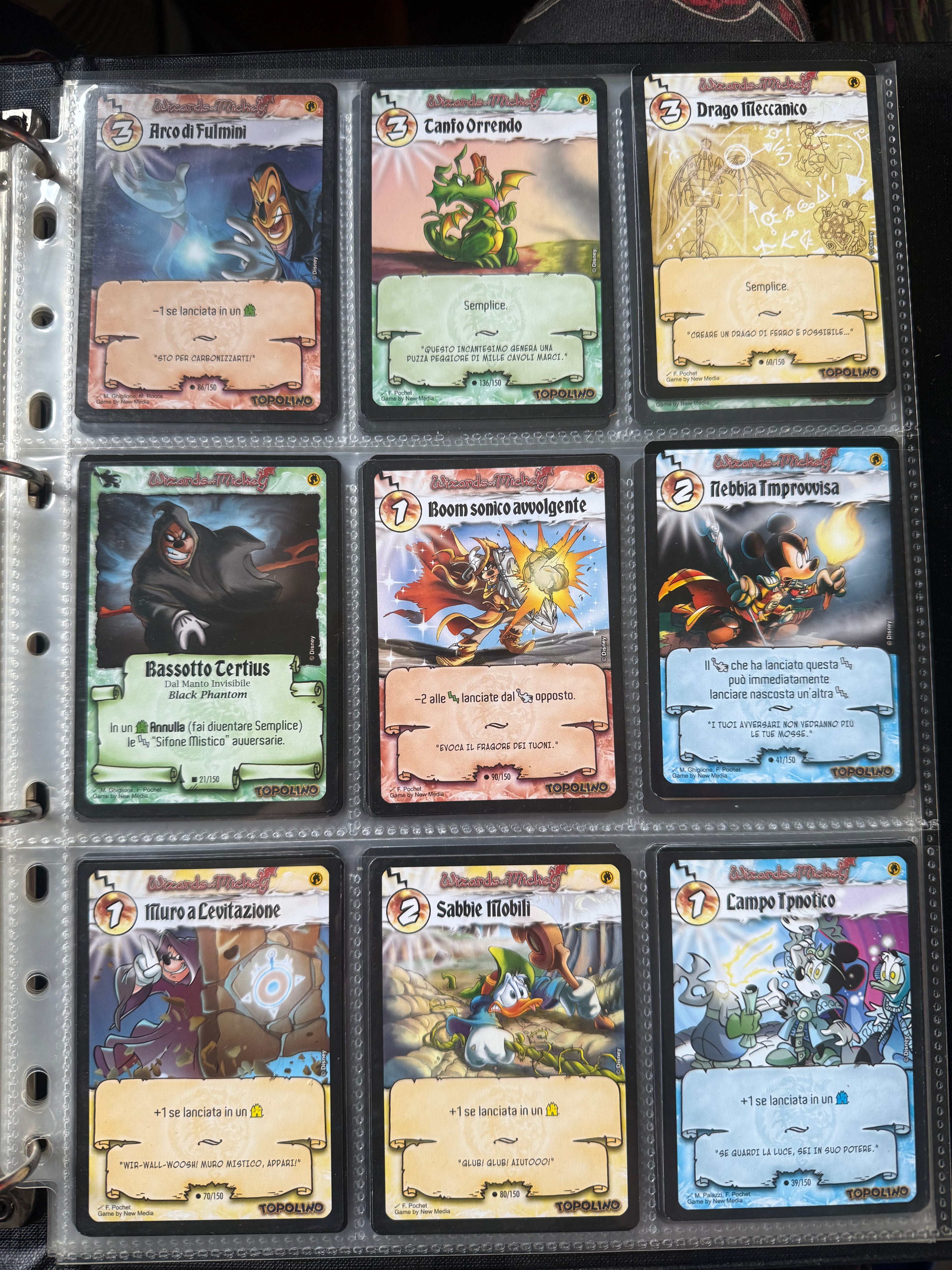 Wizard of Mikey 1 ed Lotto carte comuni