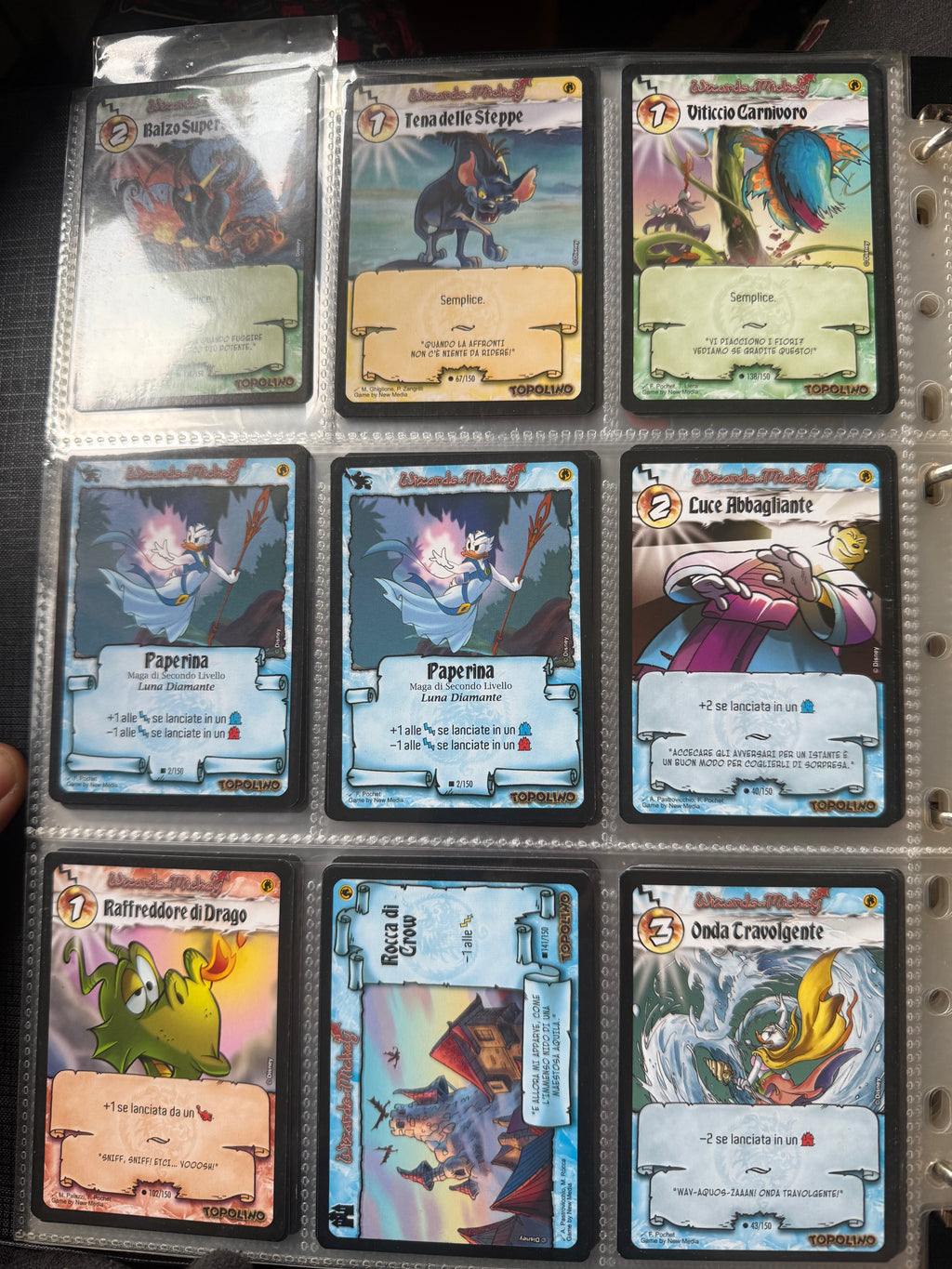 Wizard of Mikey 1 ed Lotto carte comuni