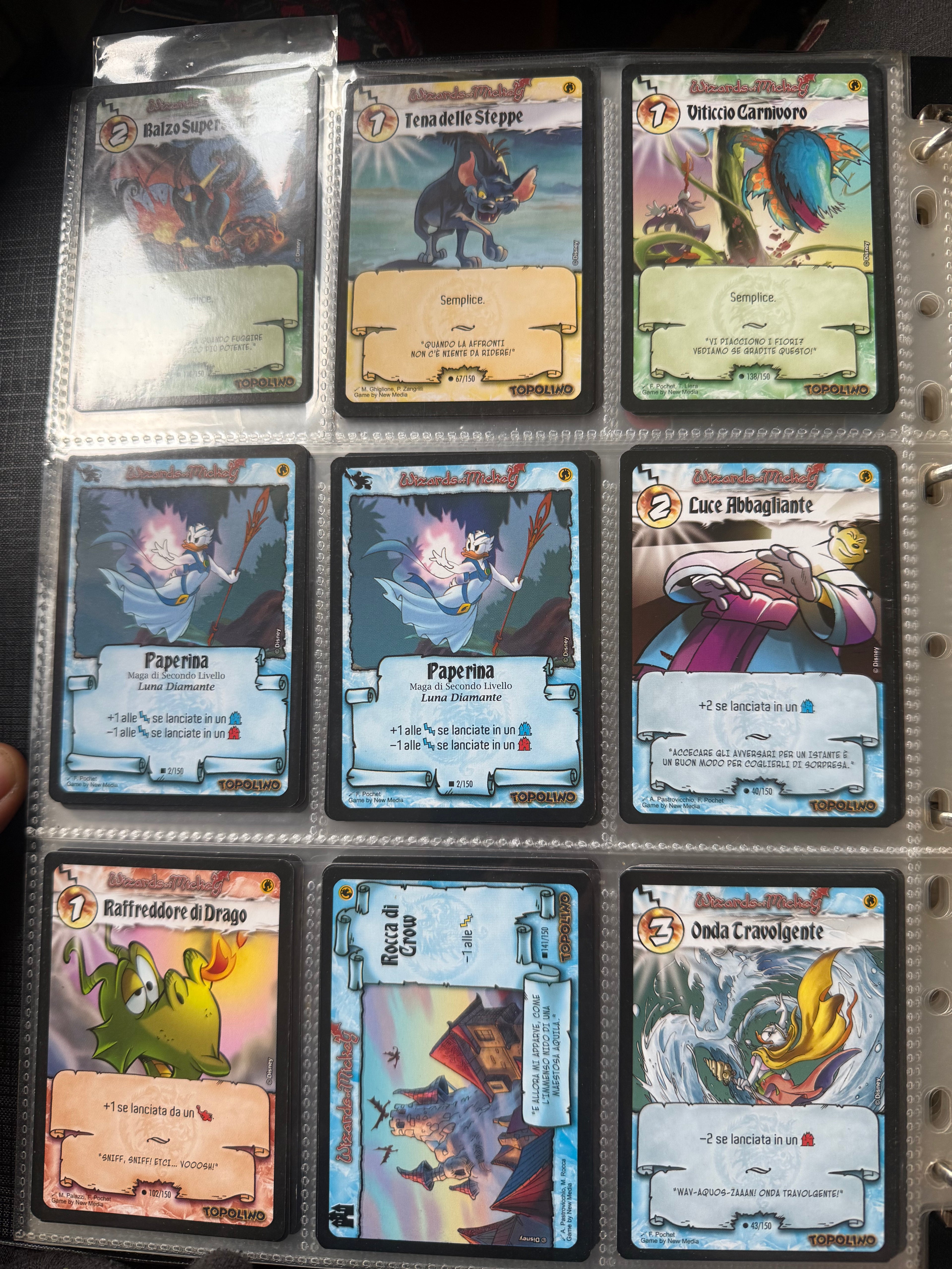 Wizard of Mikey 1 ed Lotto carte comuni