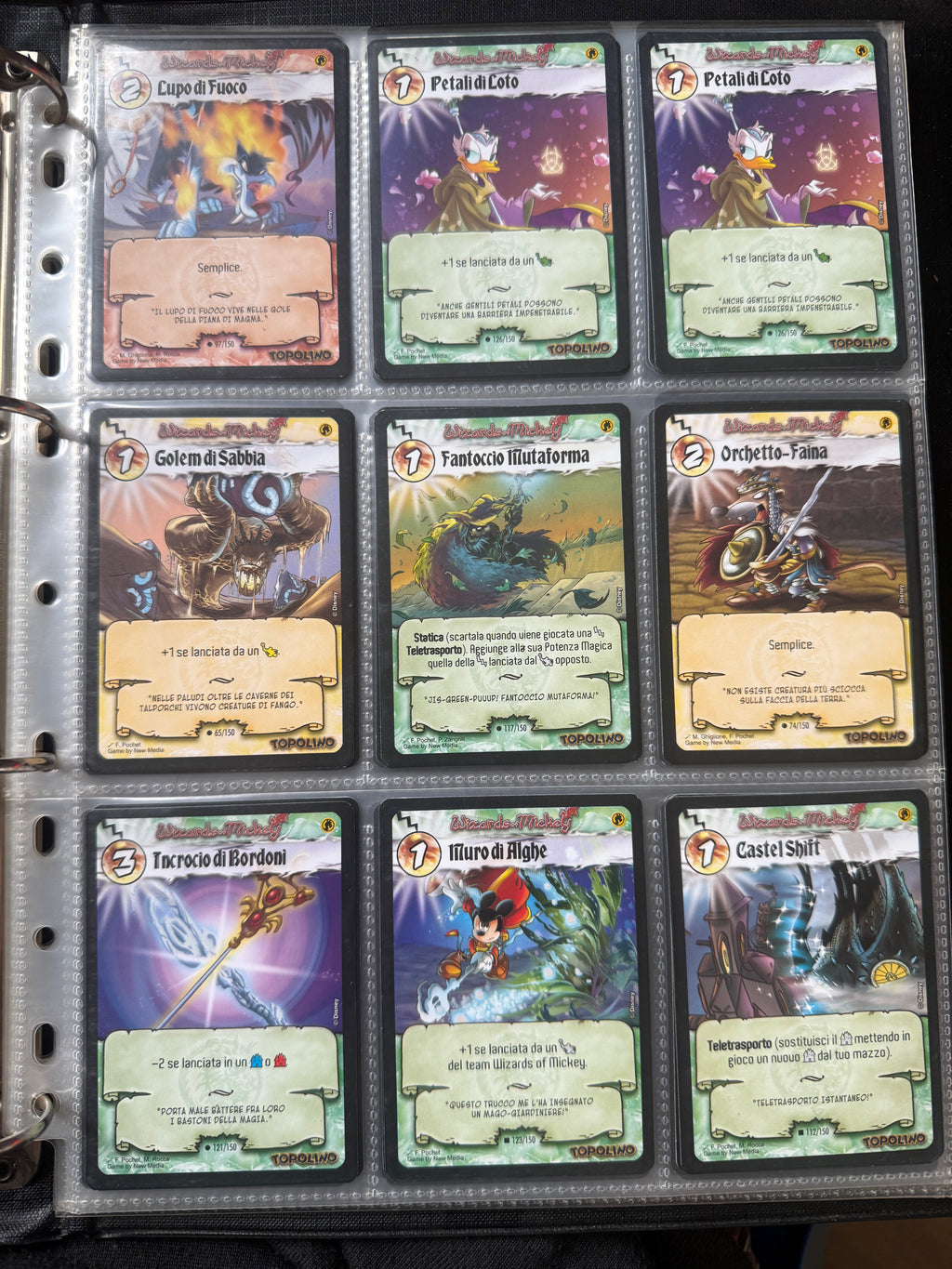 Wizard of Mikey 1 ed Lotto carte comuni
