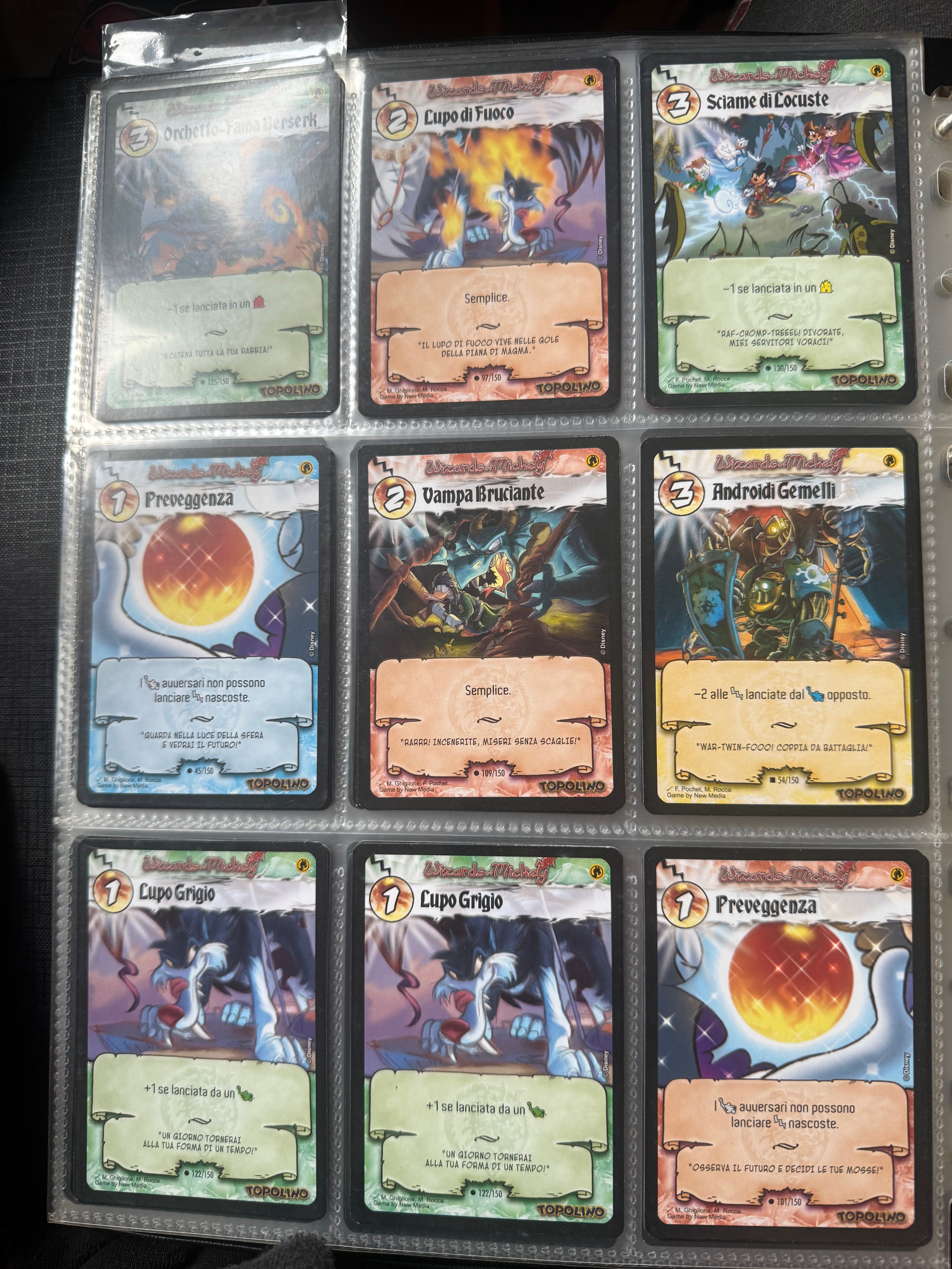 Wizard of Mikey 1 ed Lotto carte comuni