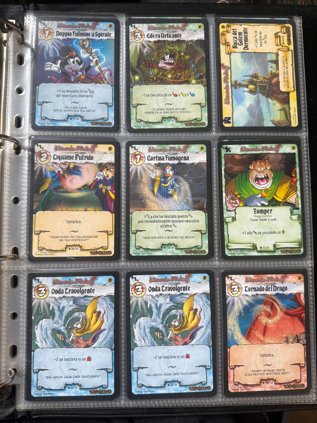 Wizard of Mikey 1 ed Lotto carte comuni