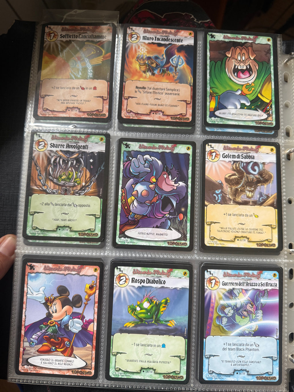 Wizard of Mikey 1 ed Lotto carte comuni