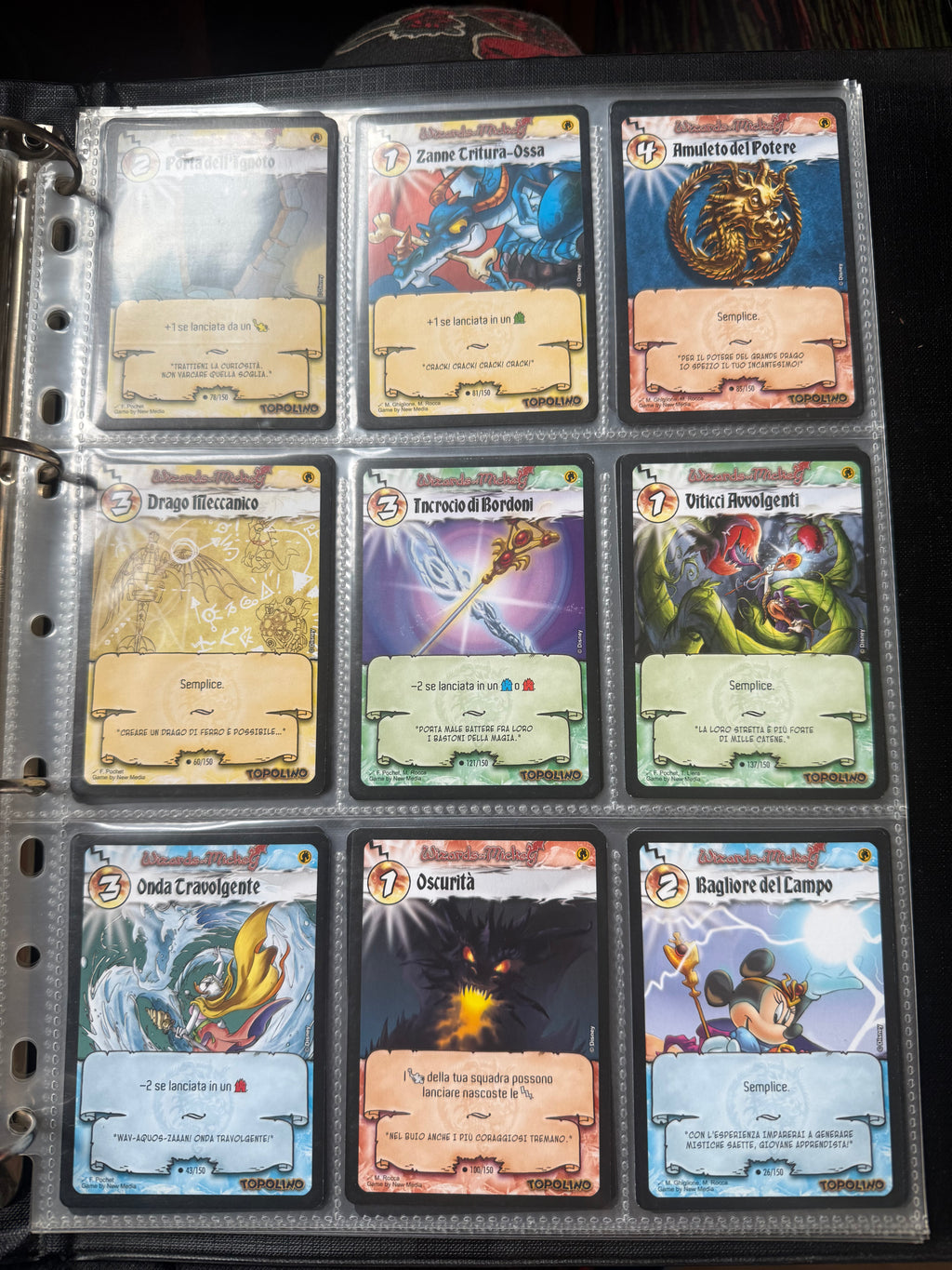 Wizard of Mikey 1 ed Lotto carte comuni