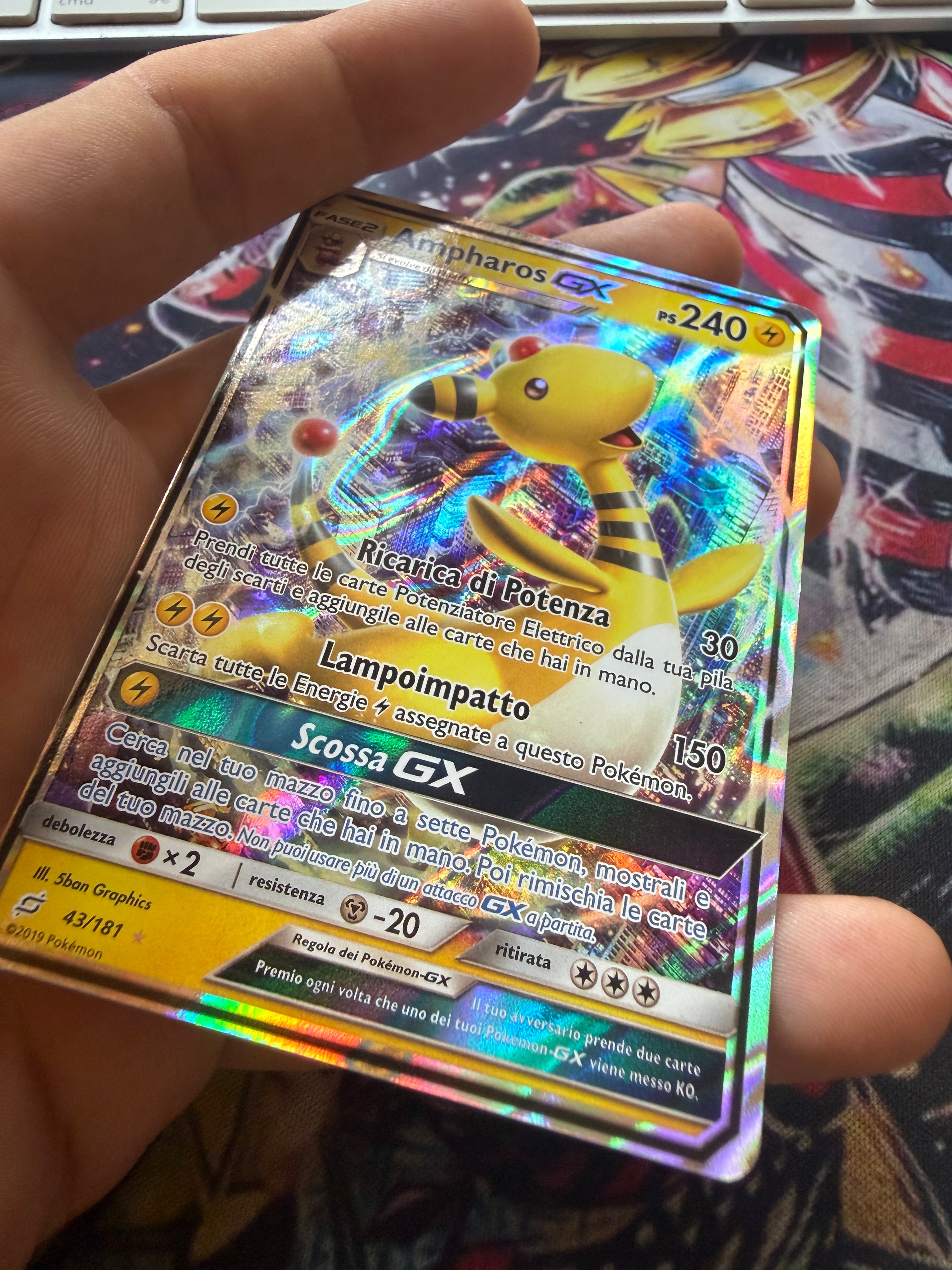 Ampharos GX — Carta Pokémon Raw NM