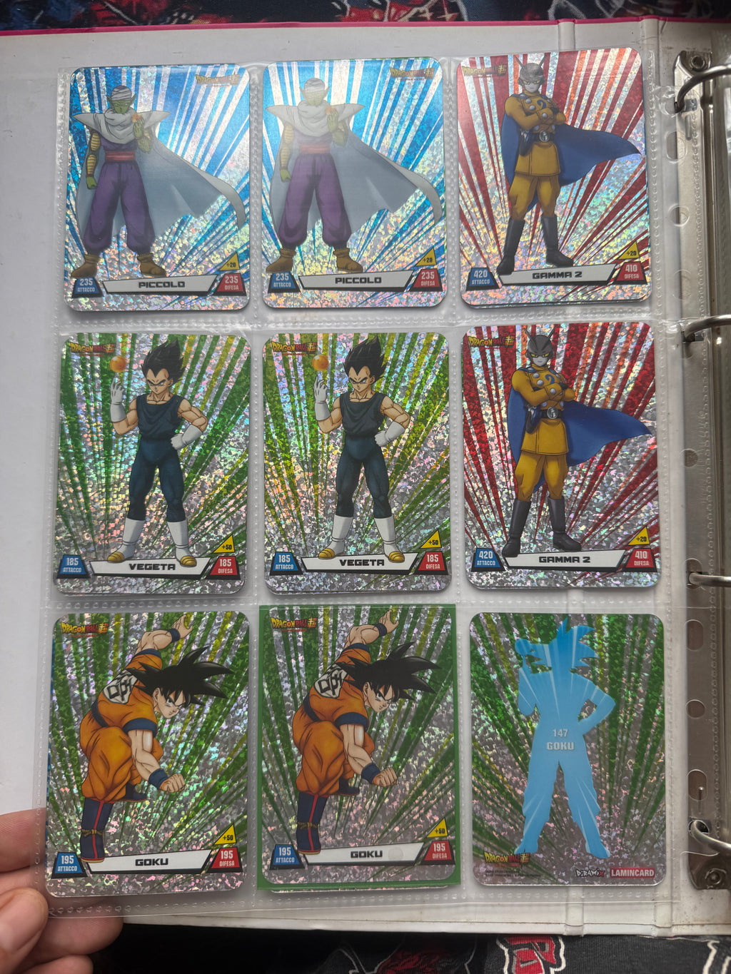 Lotto Dragon Ball Super - 260 Carte Miste