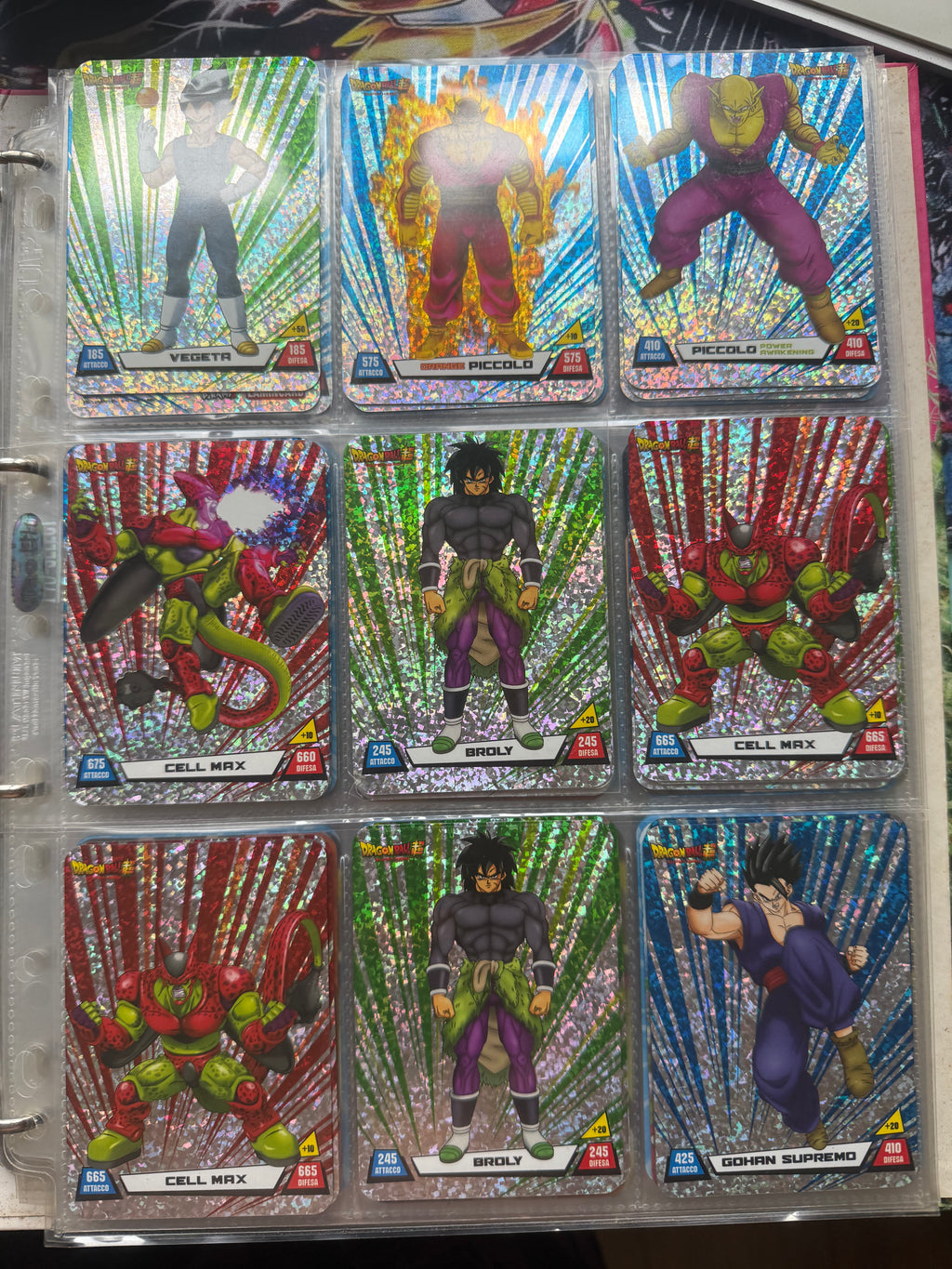 Lotto Dragon Ball Super - 260 Carte Miste