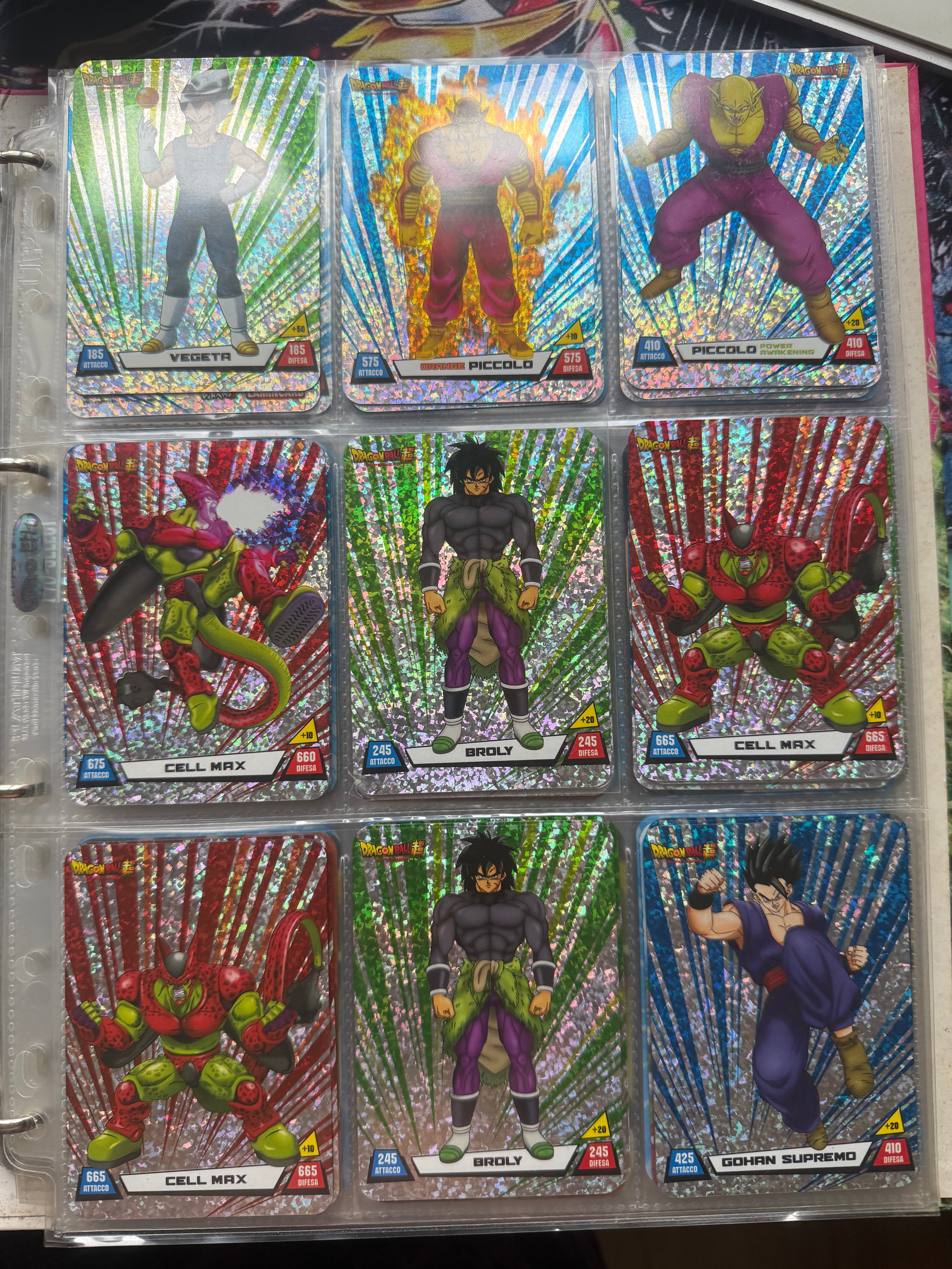 Lotto Dragon Ball Super - 260 Carte Miste