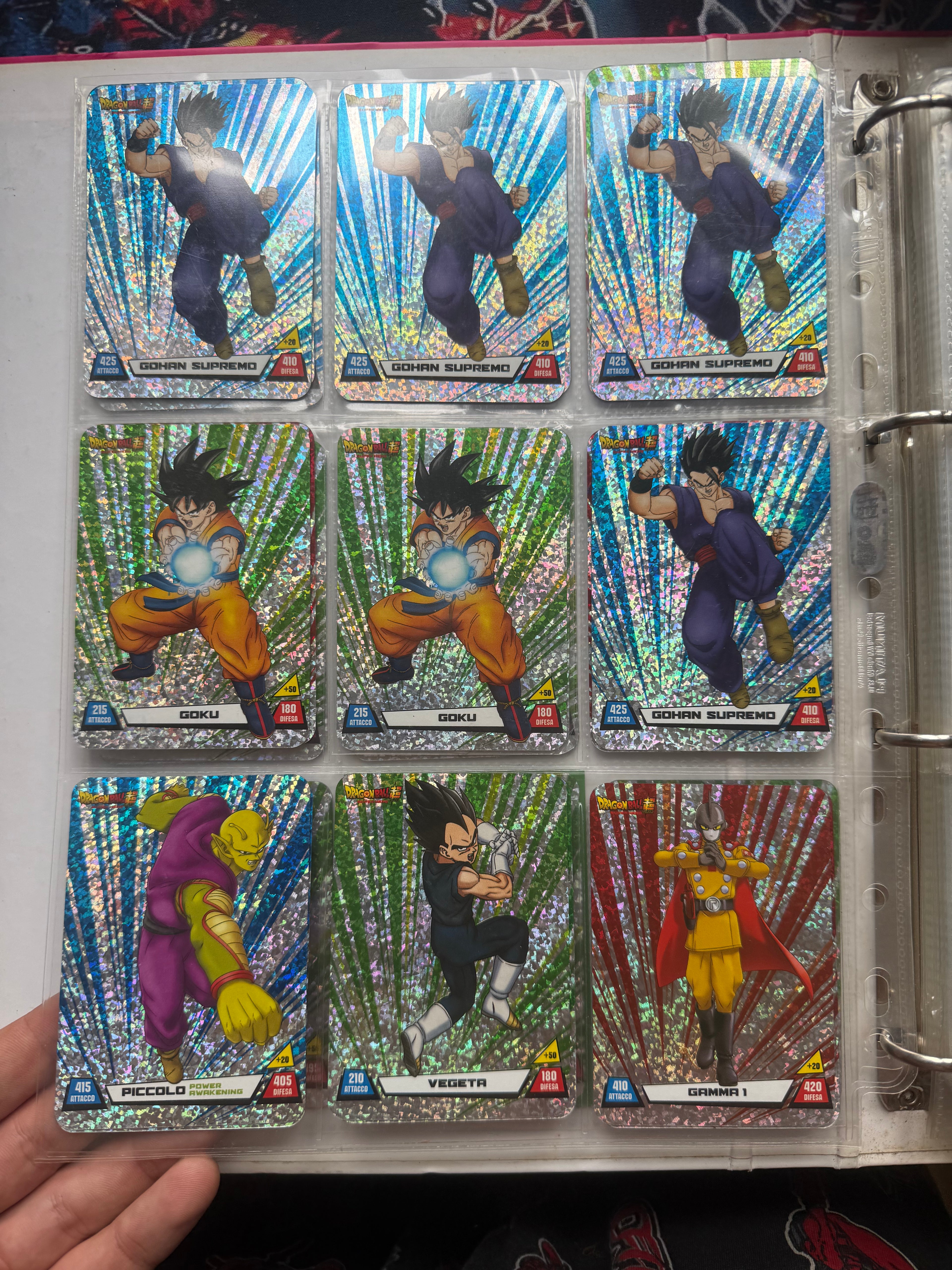 Lotto Dragon Ball Super - 260 Carte Miste