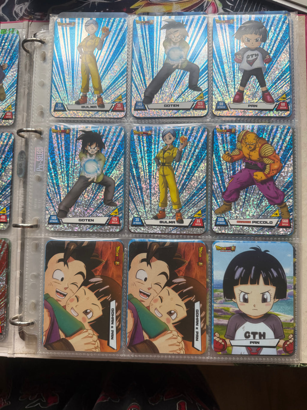 Lotto Dragon Ball Super - 260 Carte Miste