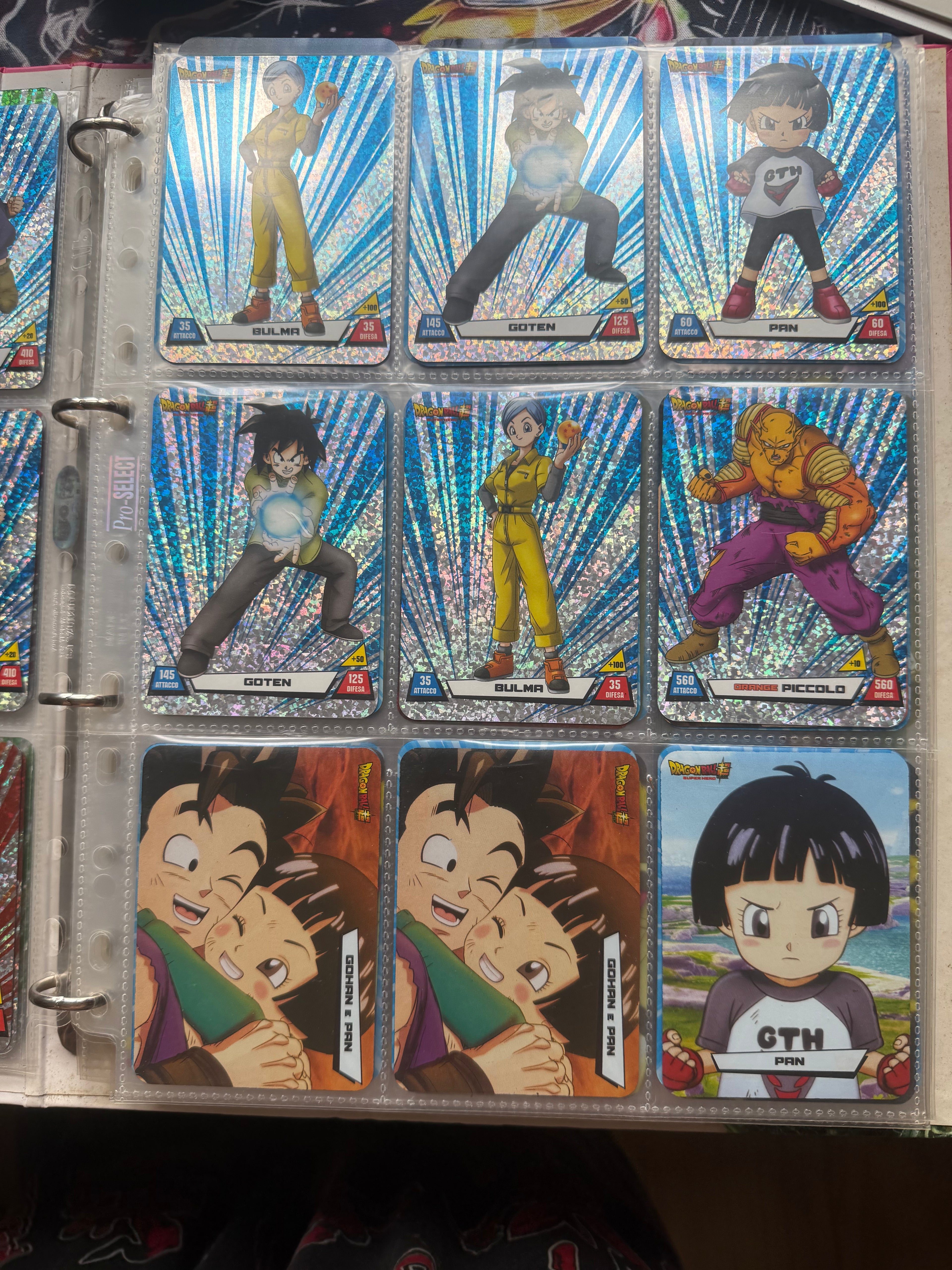 Lotto Dragon Ball Super - 260 Carte Miste