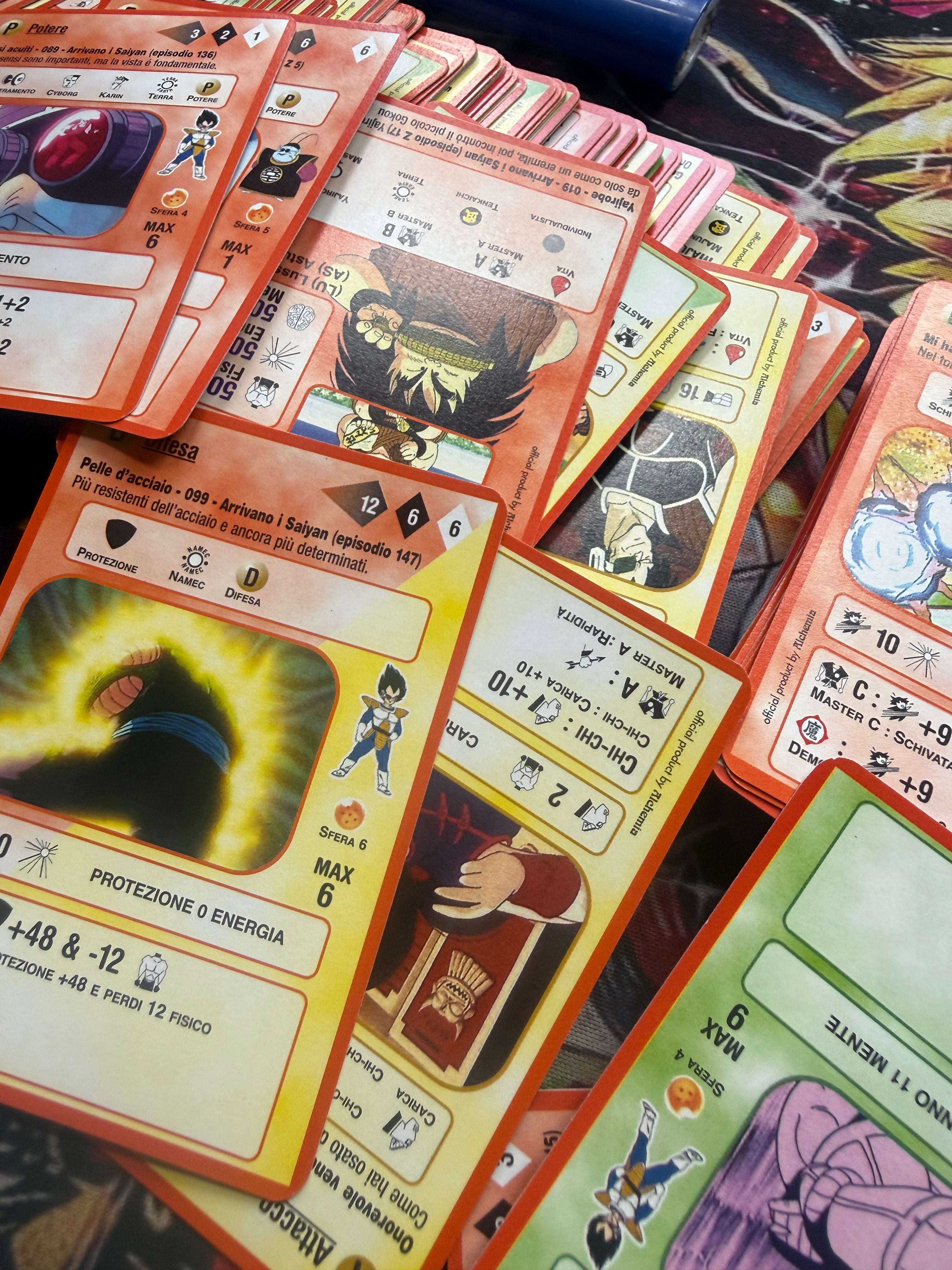 Mega Lotto Dragon Ball Lamincard - Carte Miste