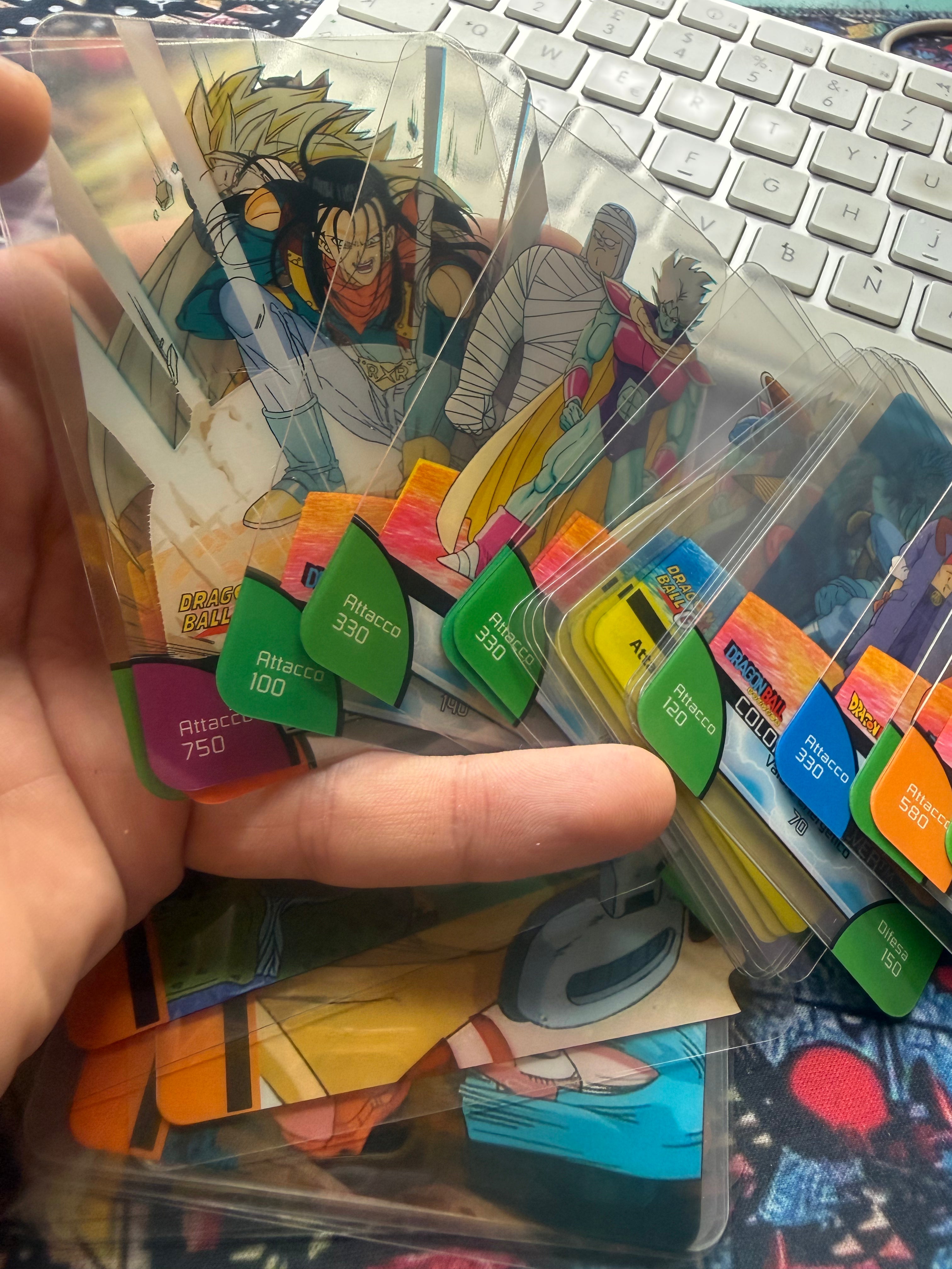 Mega Lotto Dragon Ball Lamincard - Carte Miste