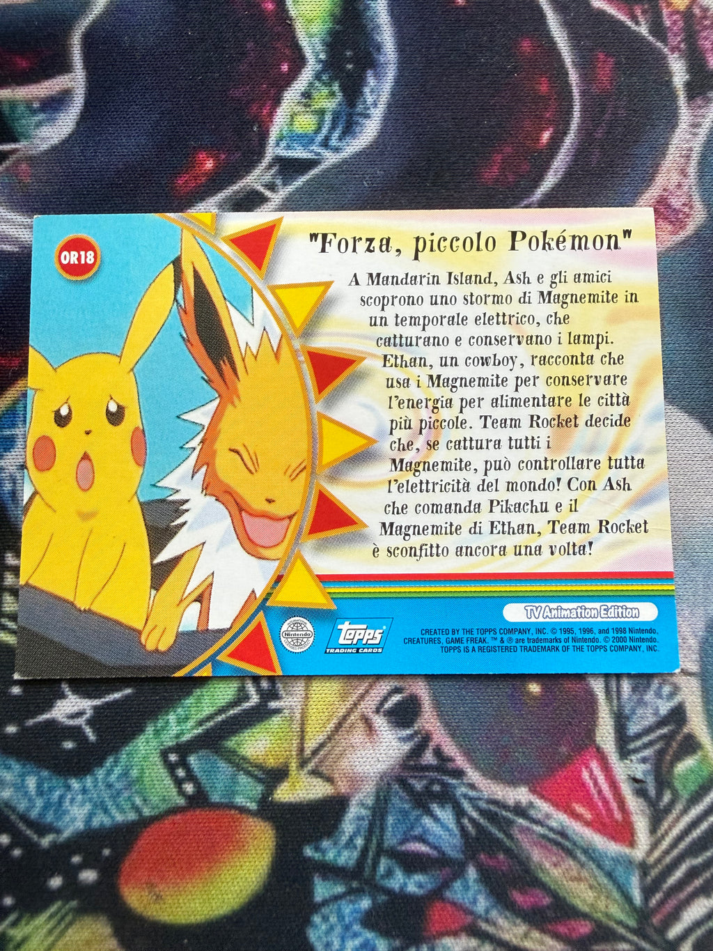 Tops Pokémon Orange Island Ash No Holo