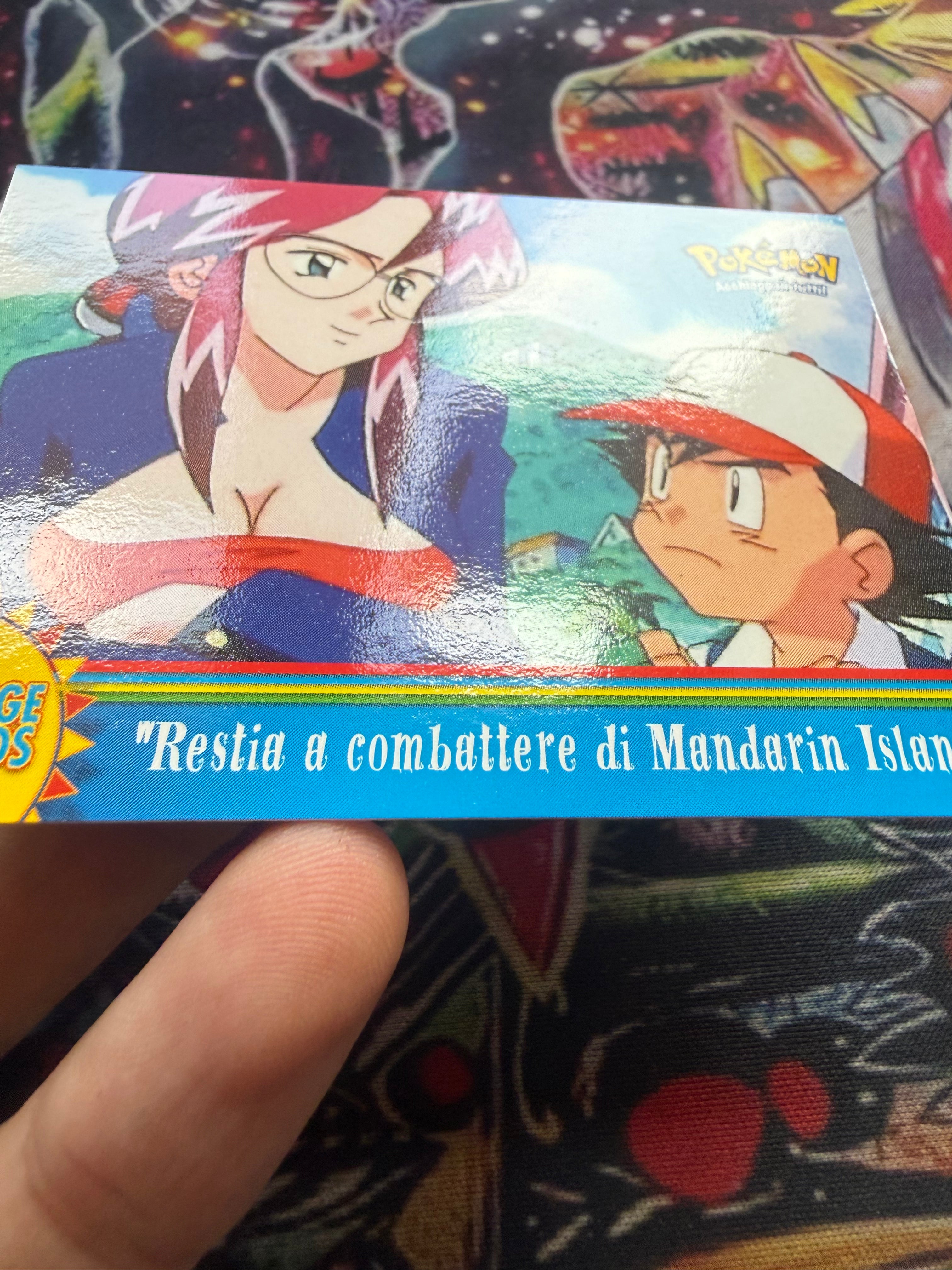 Tops Pokémon Orange Island Ash e Lady No Holo