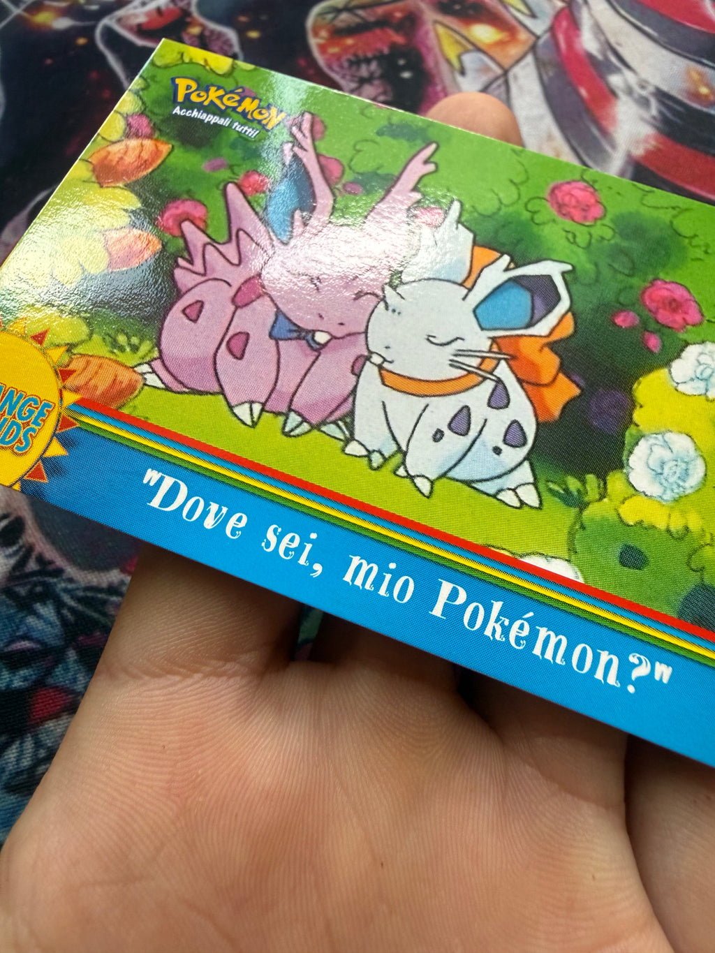 Tops Pokémon Orange Island Nidorino e Nidorina No Holo