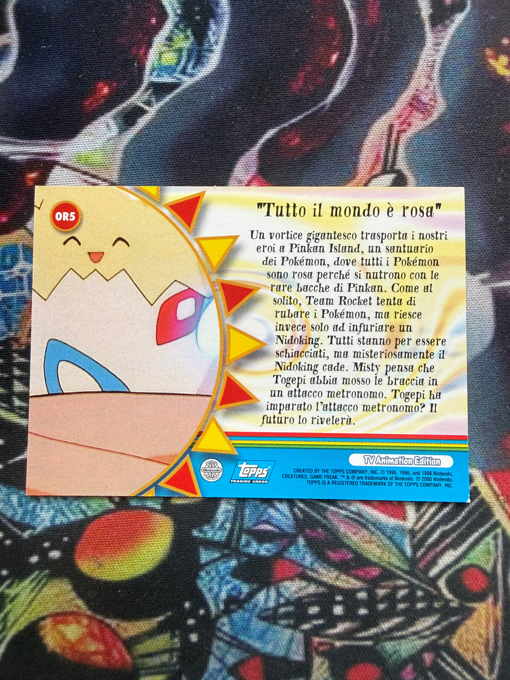 Tops Pokémon Orange Island Pikachu No Holo