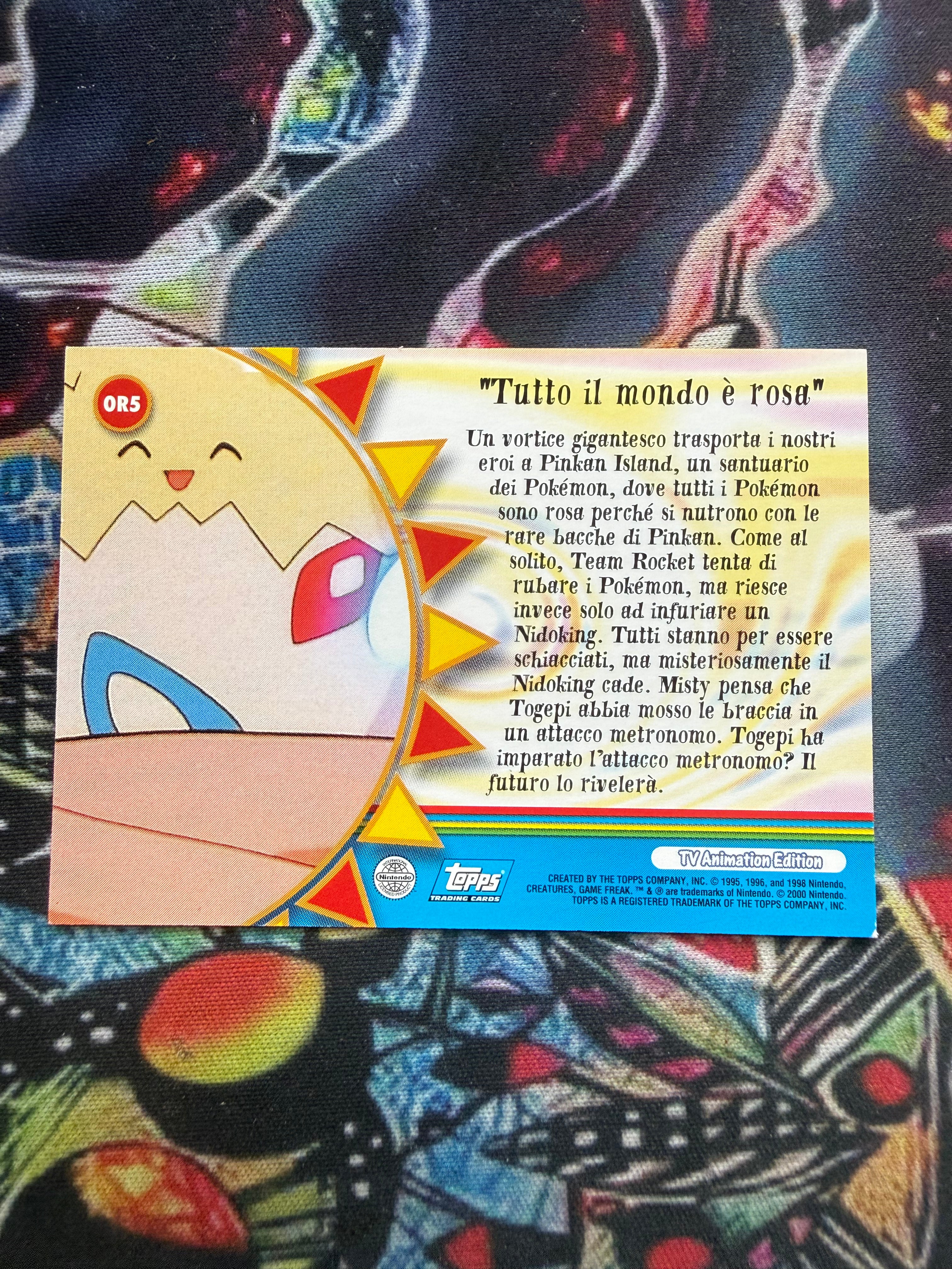 Tops Pokémon Orange Island Pikachu No Holo