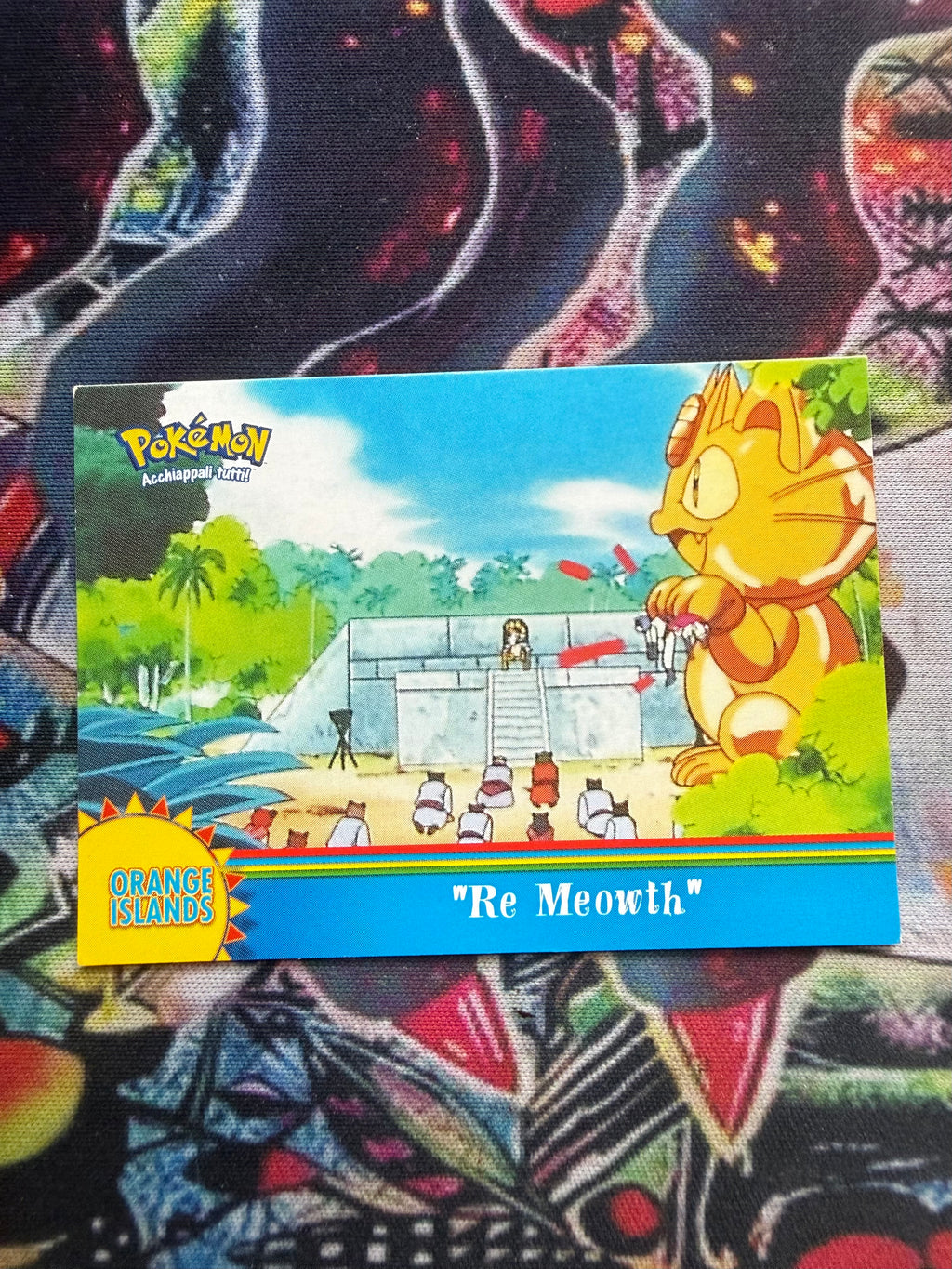 Tops Pokémon Orange Island Meowth Gold No Holo