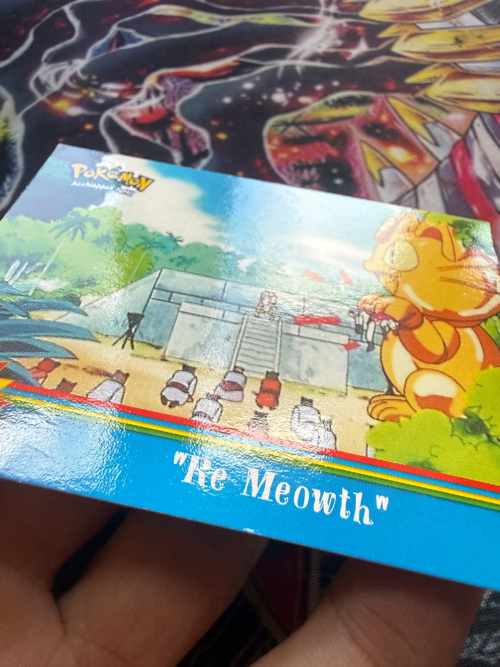 Tops Pokémon Orange Island Meowth Gold No Holo