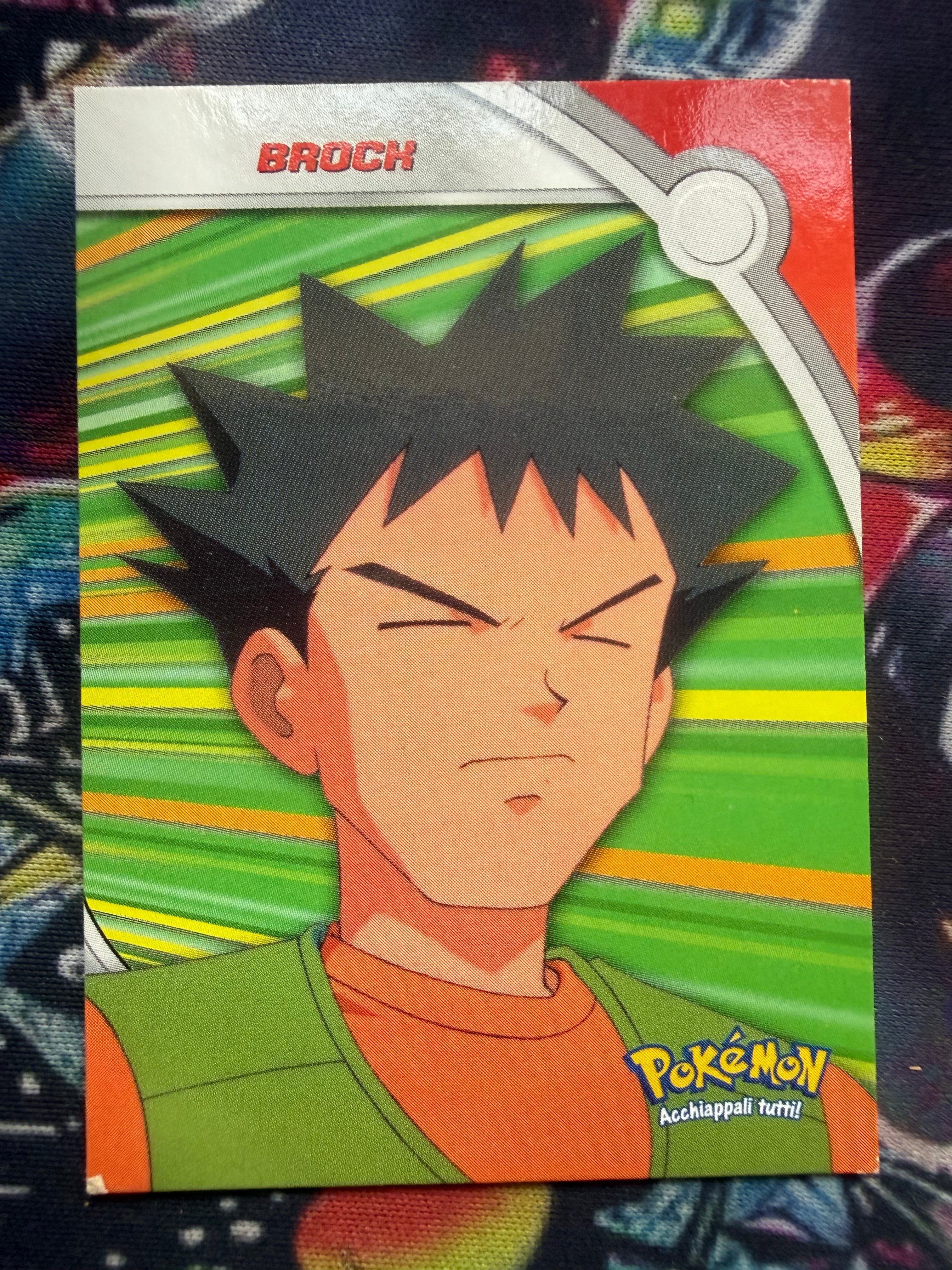Tops Pokémon TV1 Brock No Holo