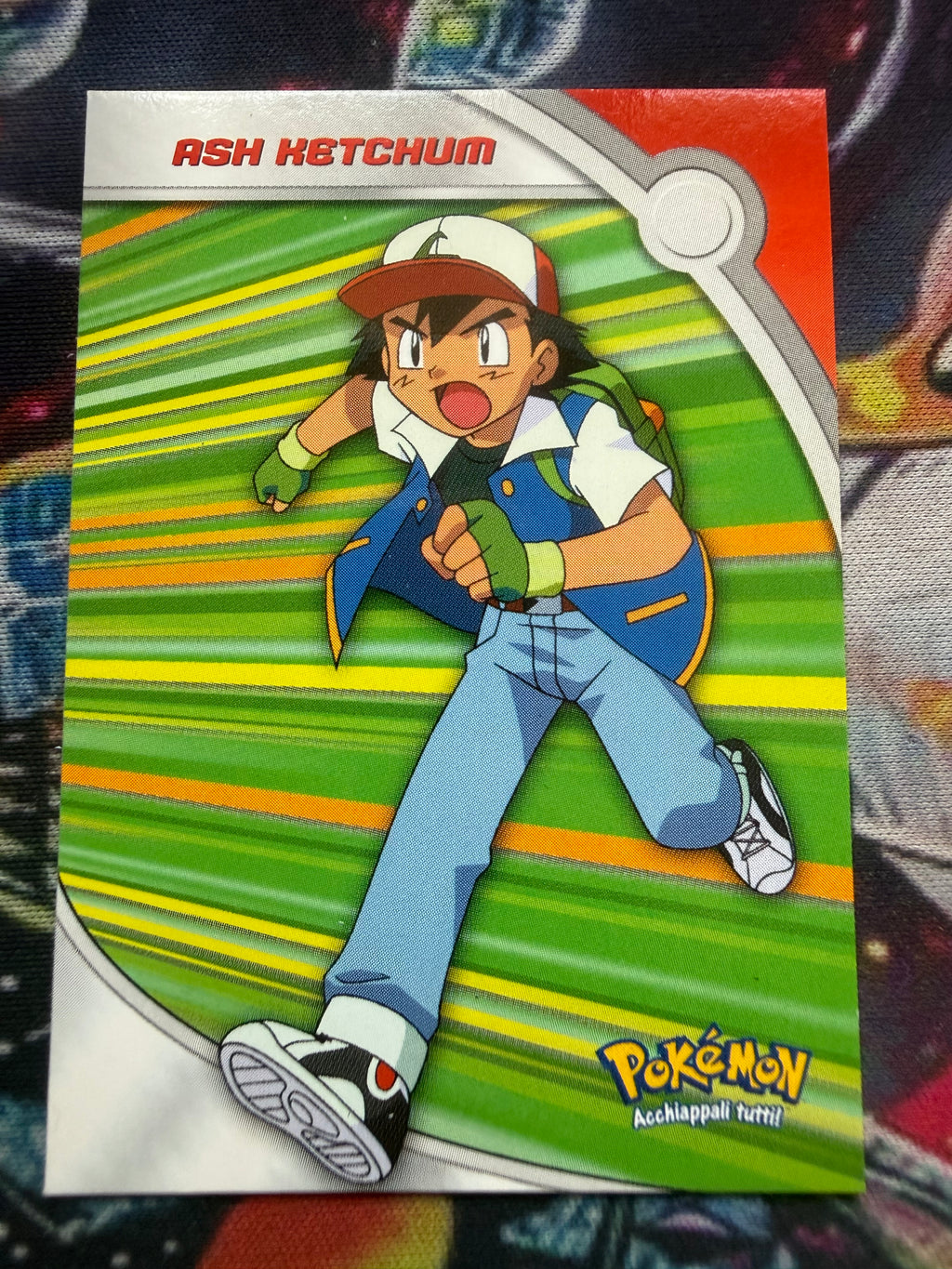 Tops Pokémon TV1 Ash Corre No Holo