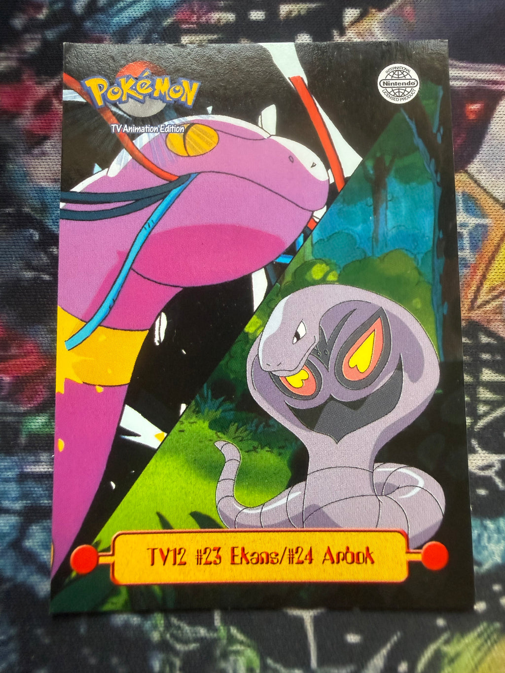 Tops Pokémon TV1 Arbok No Holo