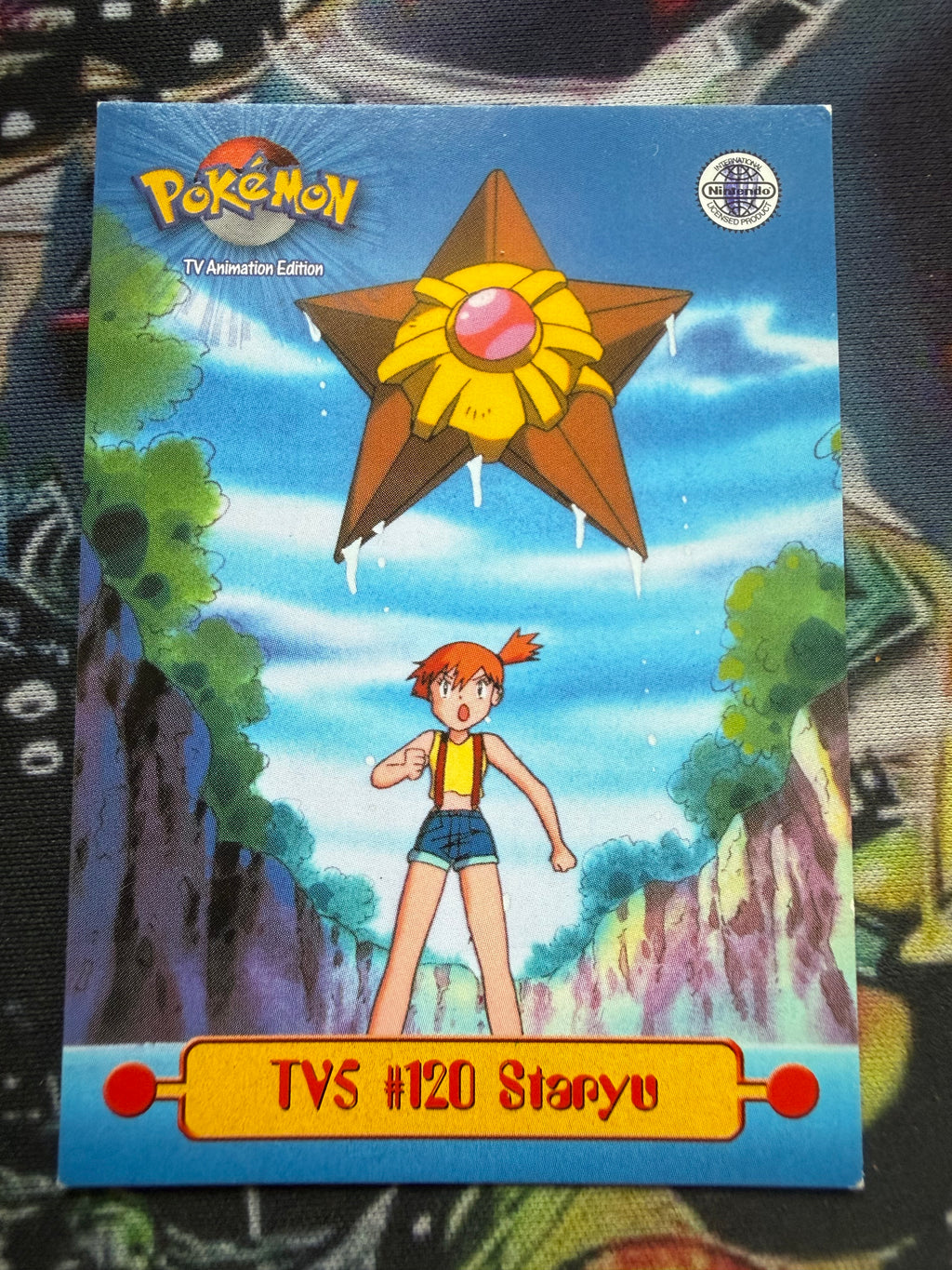 Tops Pokémon TV1 Sarmie e Misty No Holo