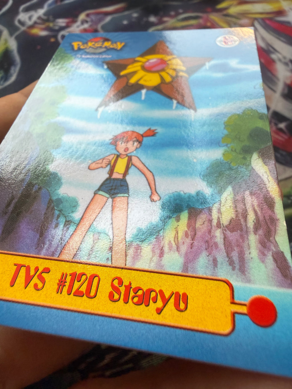 Tops Pokémon TV1 Sarmie e Misty No Holo