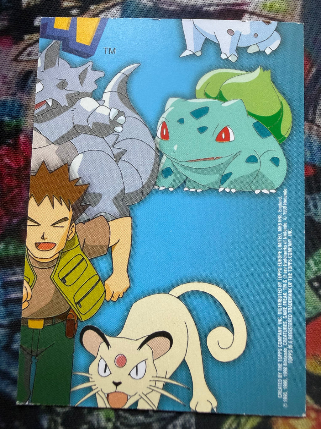 Tops Pokémon TV1 James Rosa No Holo