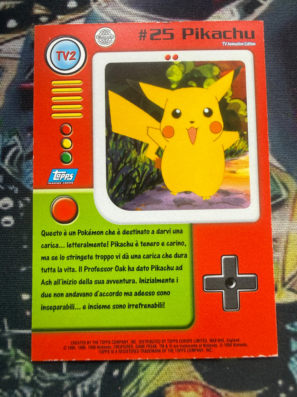 Tops Pokémon TV1 Pikachu No Holo