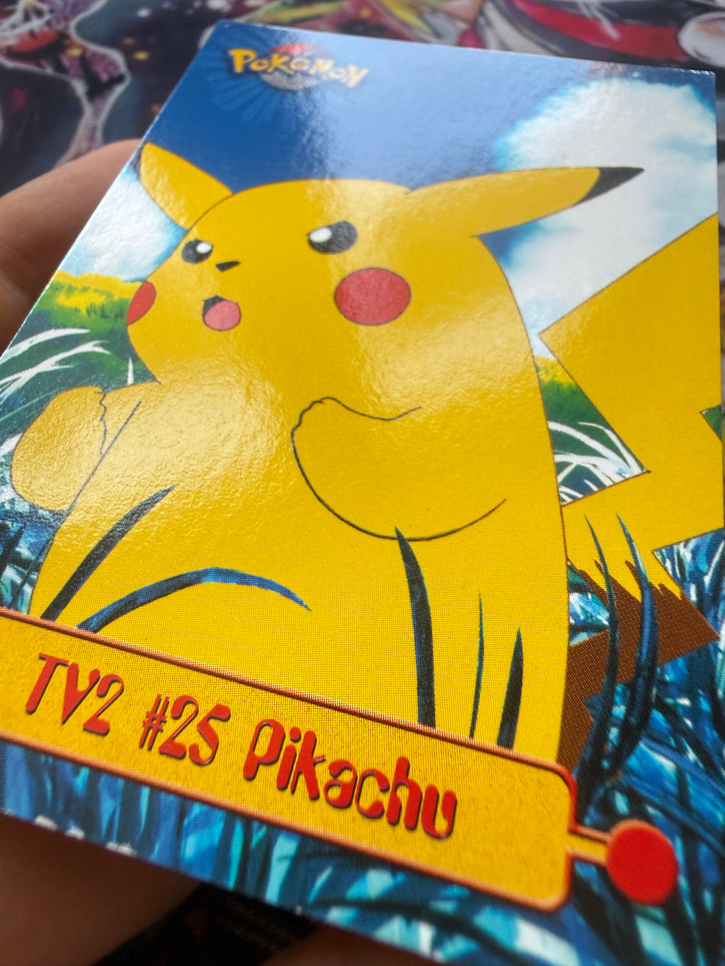 Tops Pokémon TV1 Pikachu No Holo