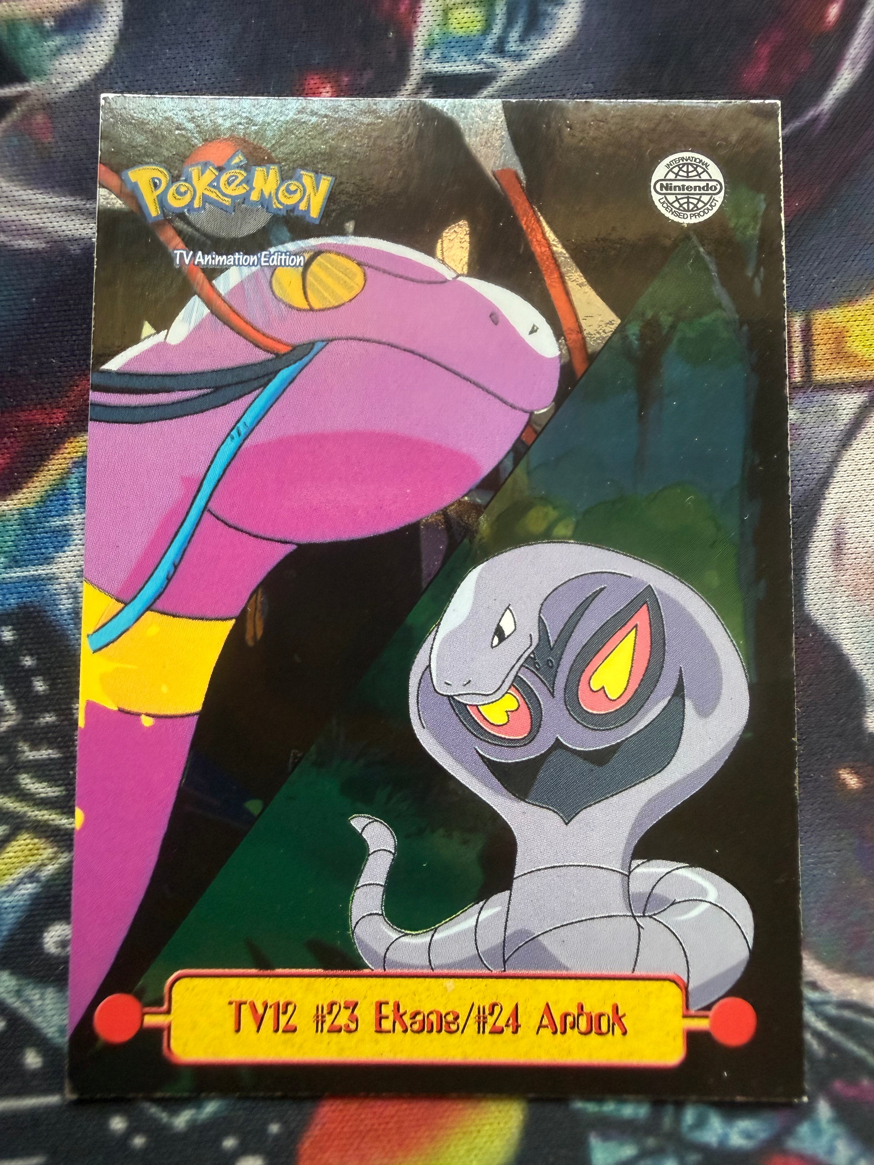 Tops Pokémon TV1 Ekans Holo