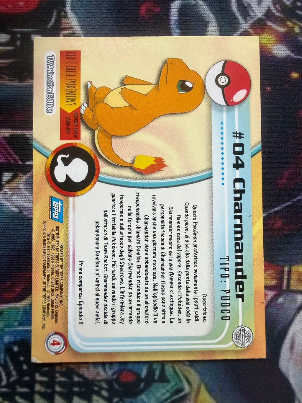 Tops Charmander holo