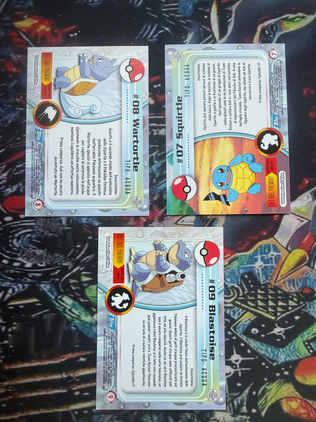 Tops trio Blastoise