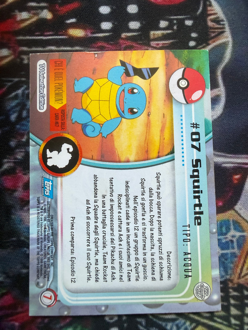 Tops Squirtle Holo