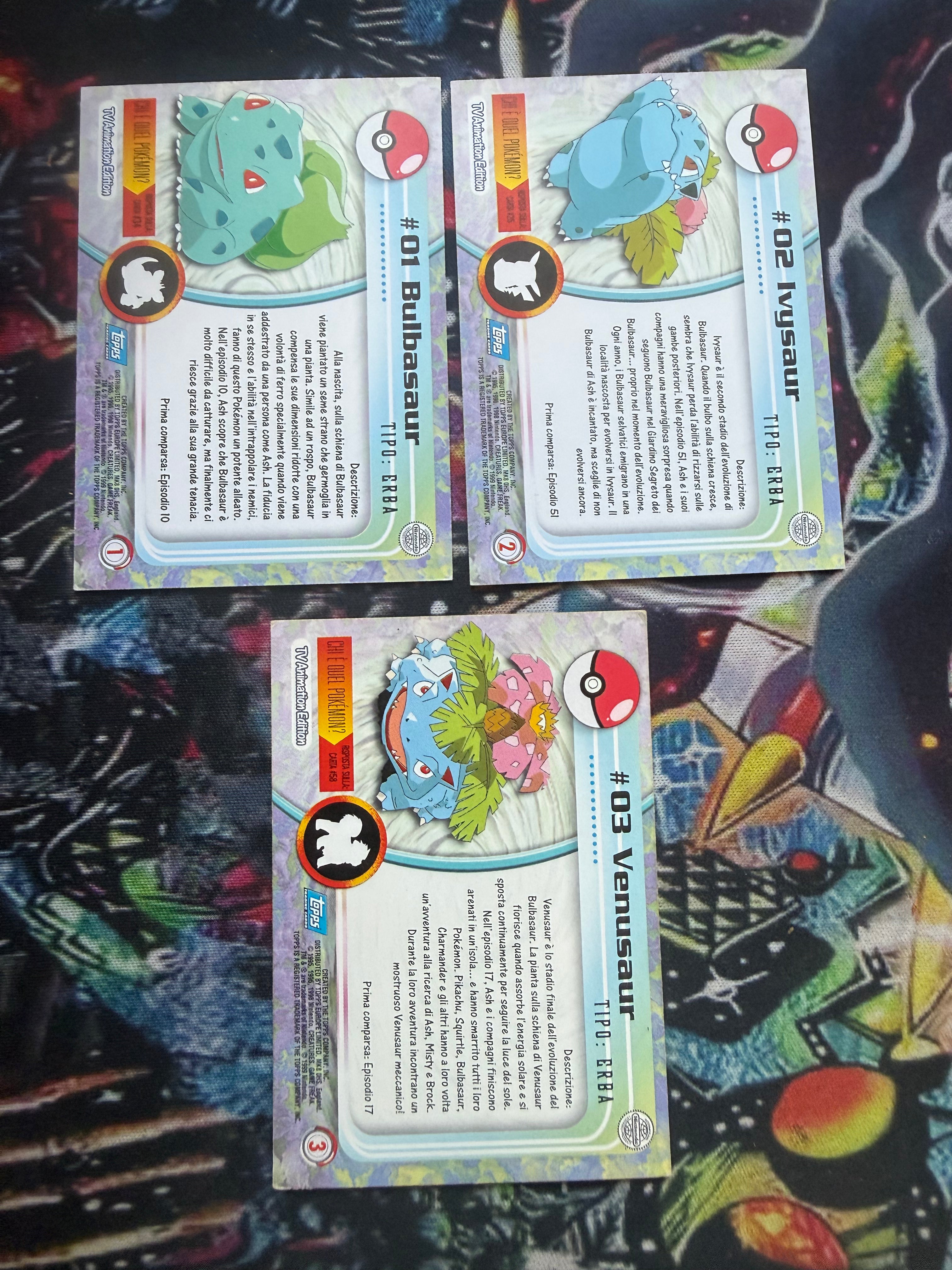 Tops trio Venusaur