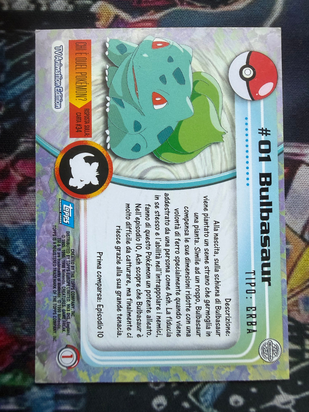 Tops Bulbasaur holo