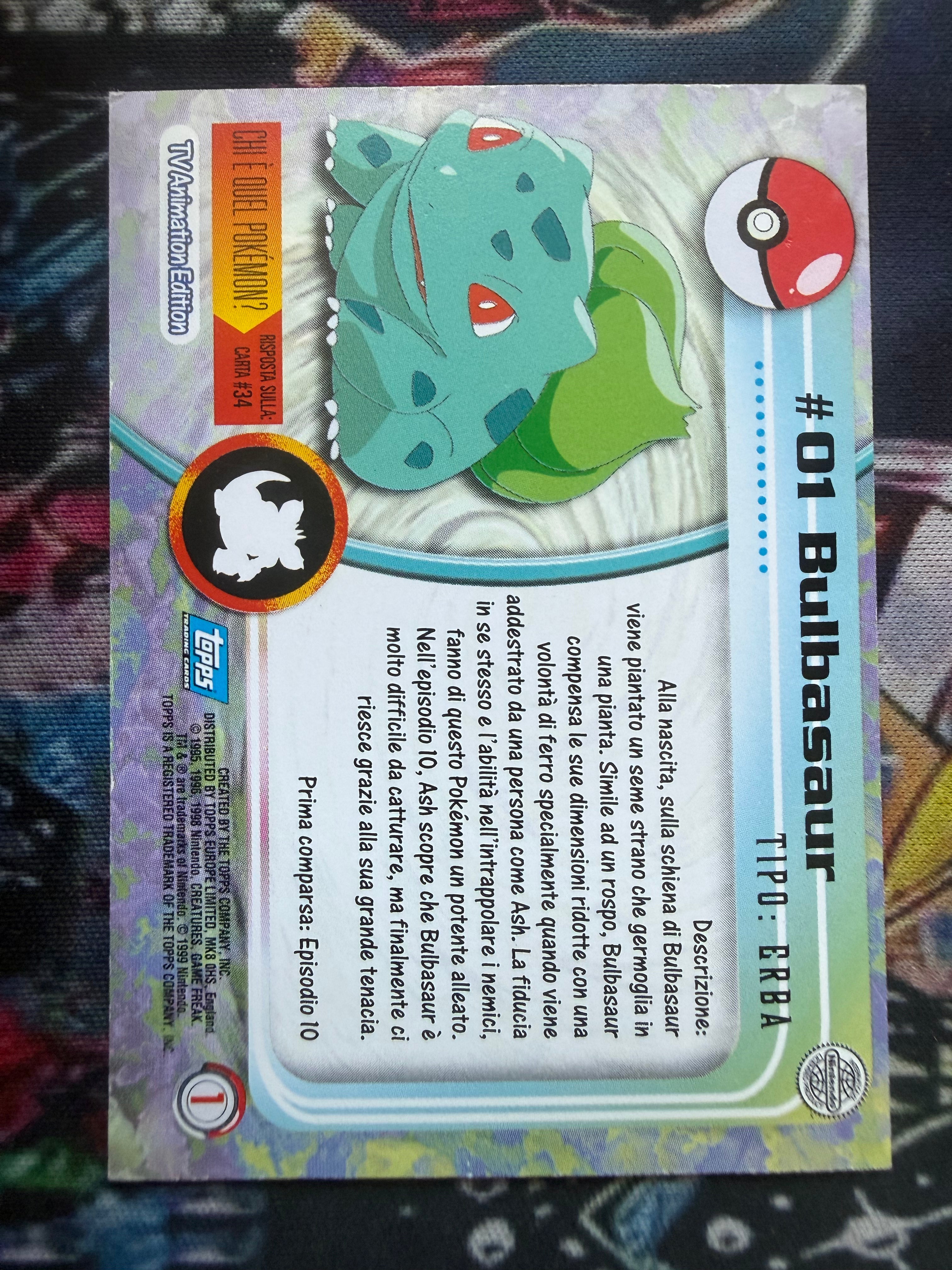 Tops Bulbasaur holo