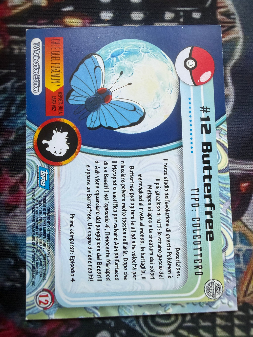 Tops Butterfree holo | EX | Holo