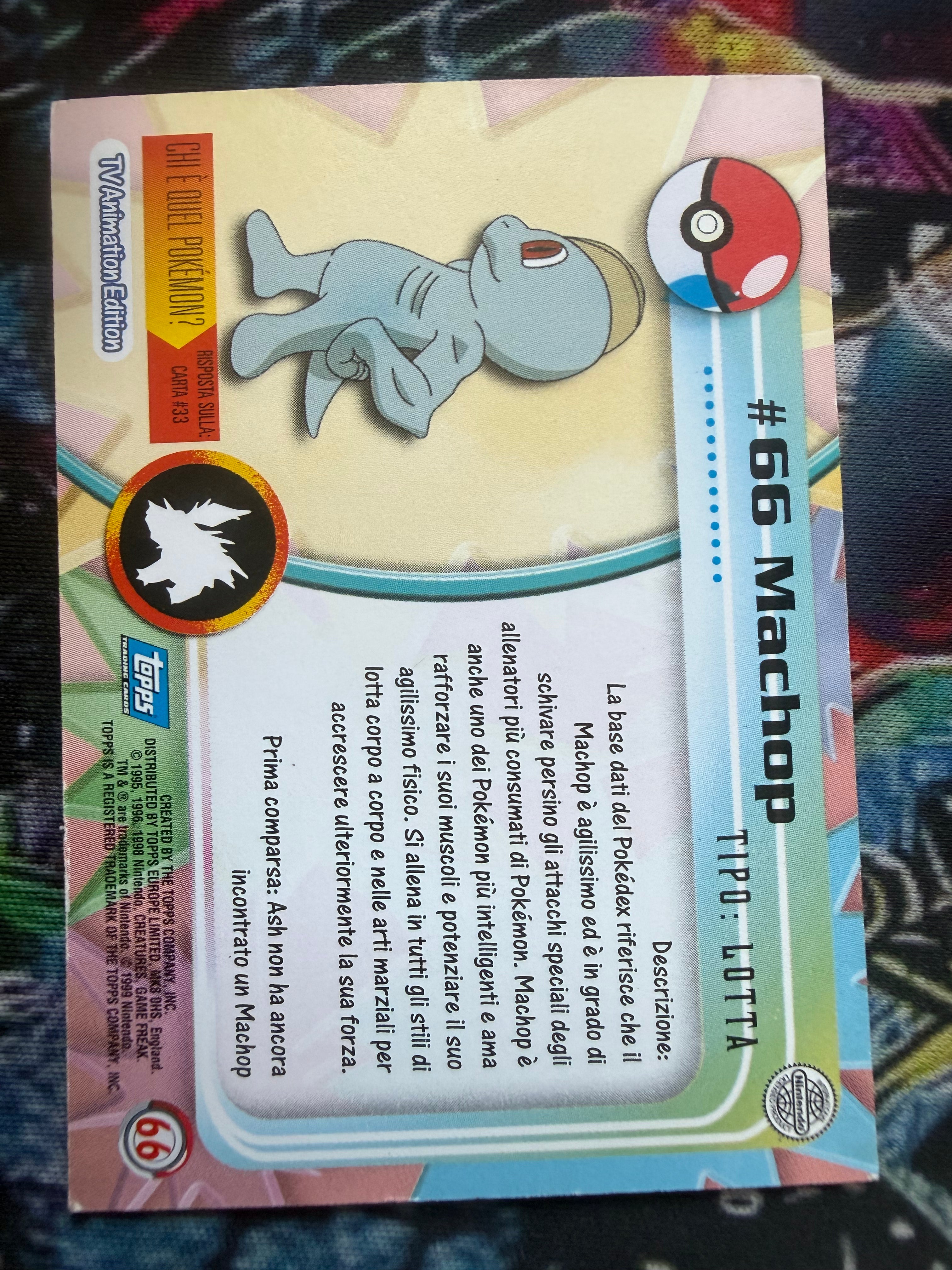 Tops Machop holo | EX | Holo