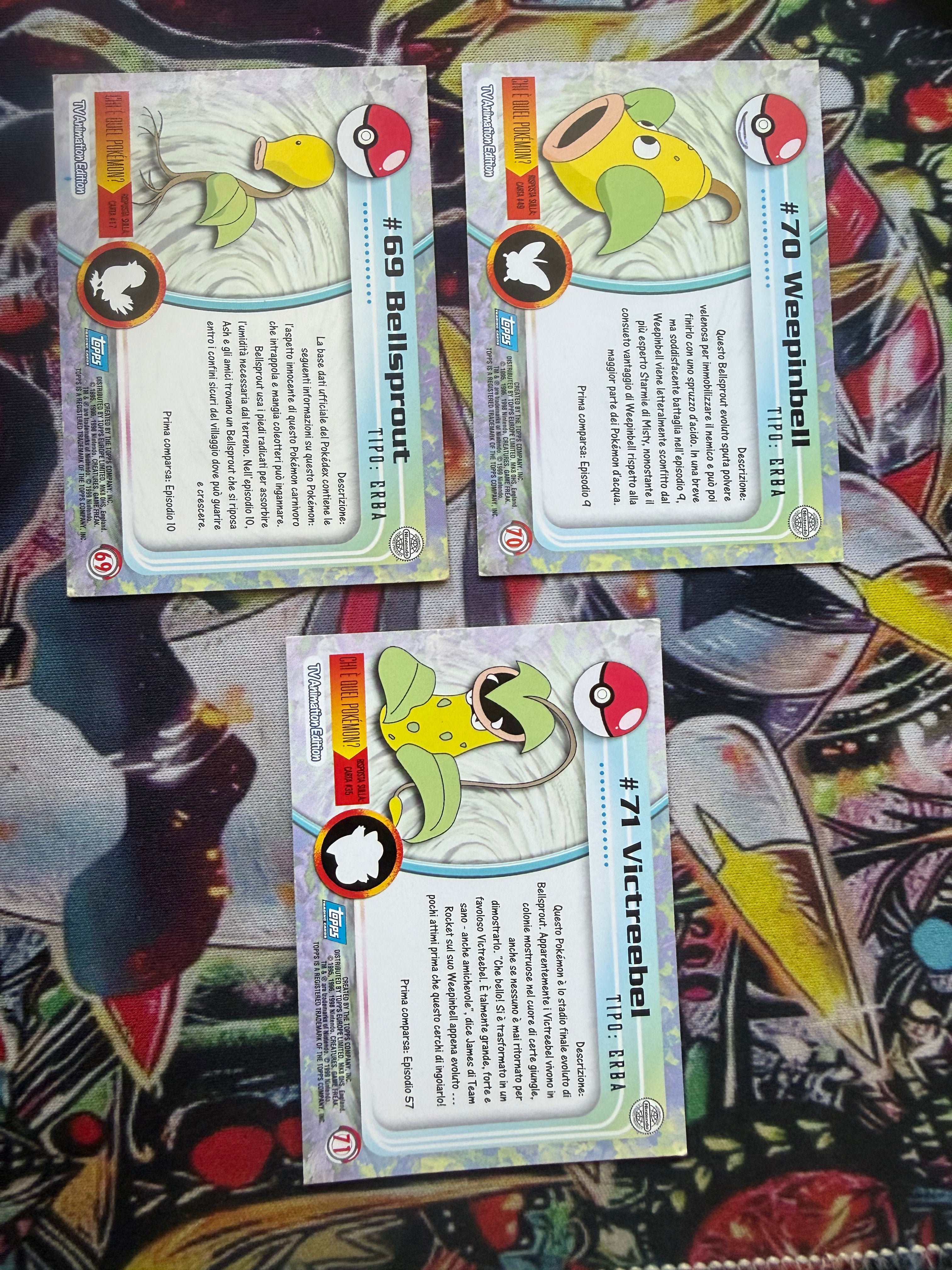 Tops Trio Weepinbell | Good | No Holo
