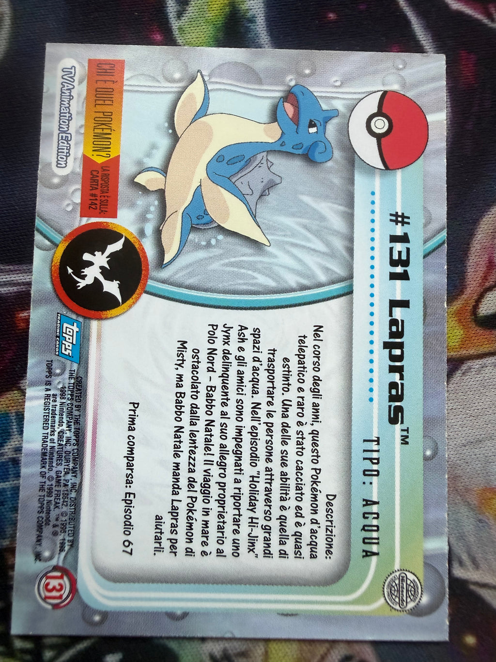 Tops Lapras no holo