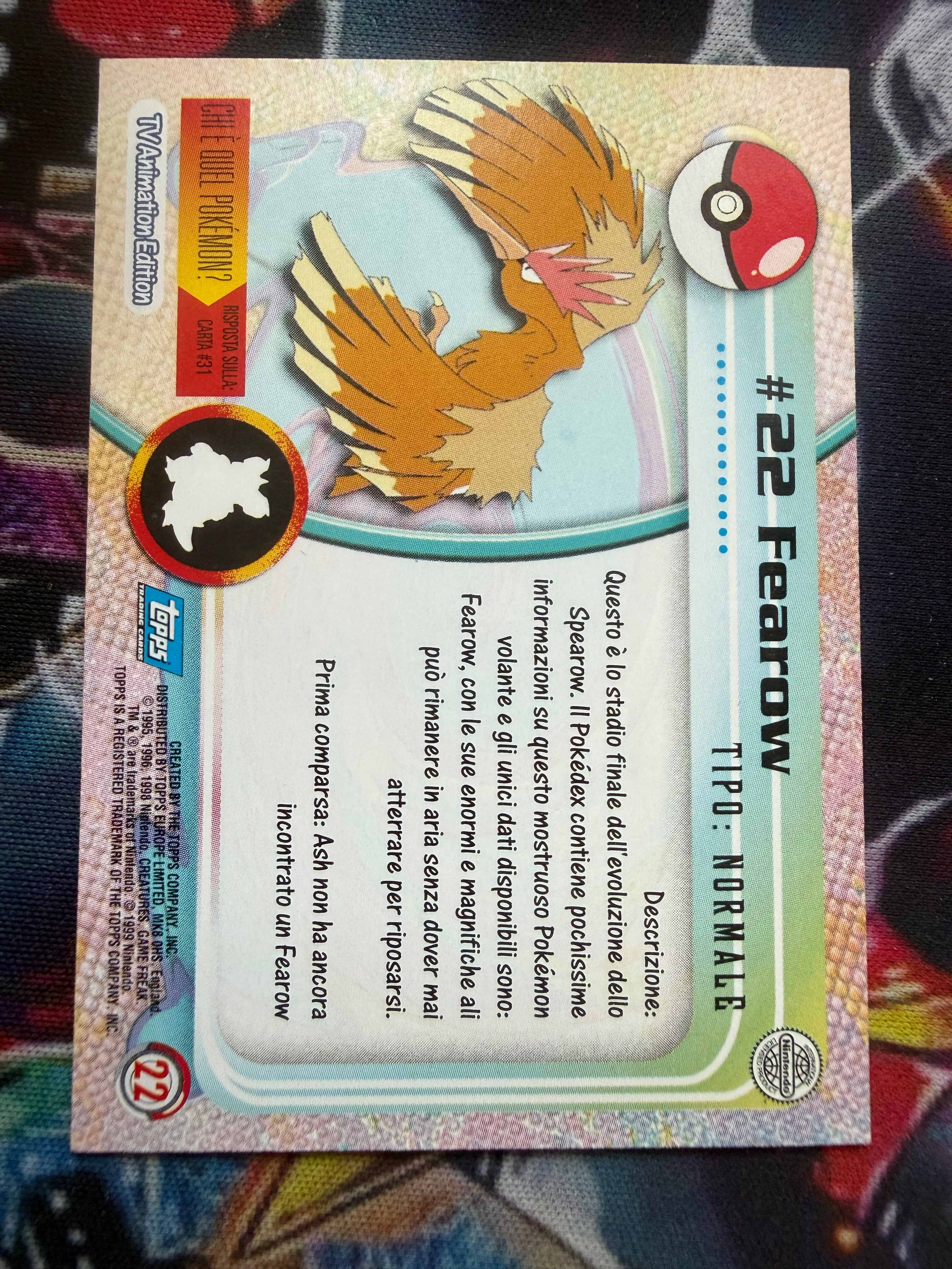 Tops Fearow holo | EX | Holo