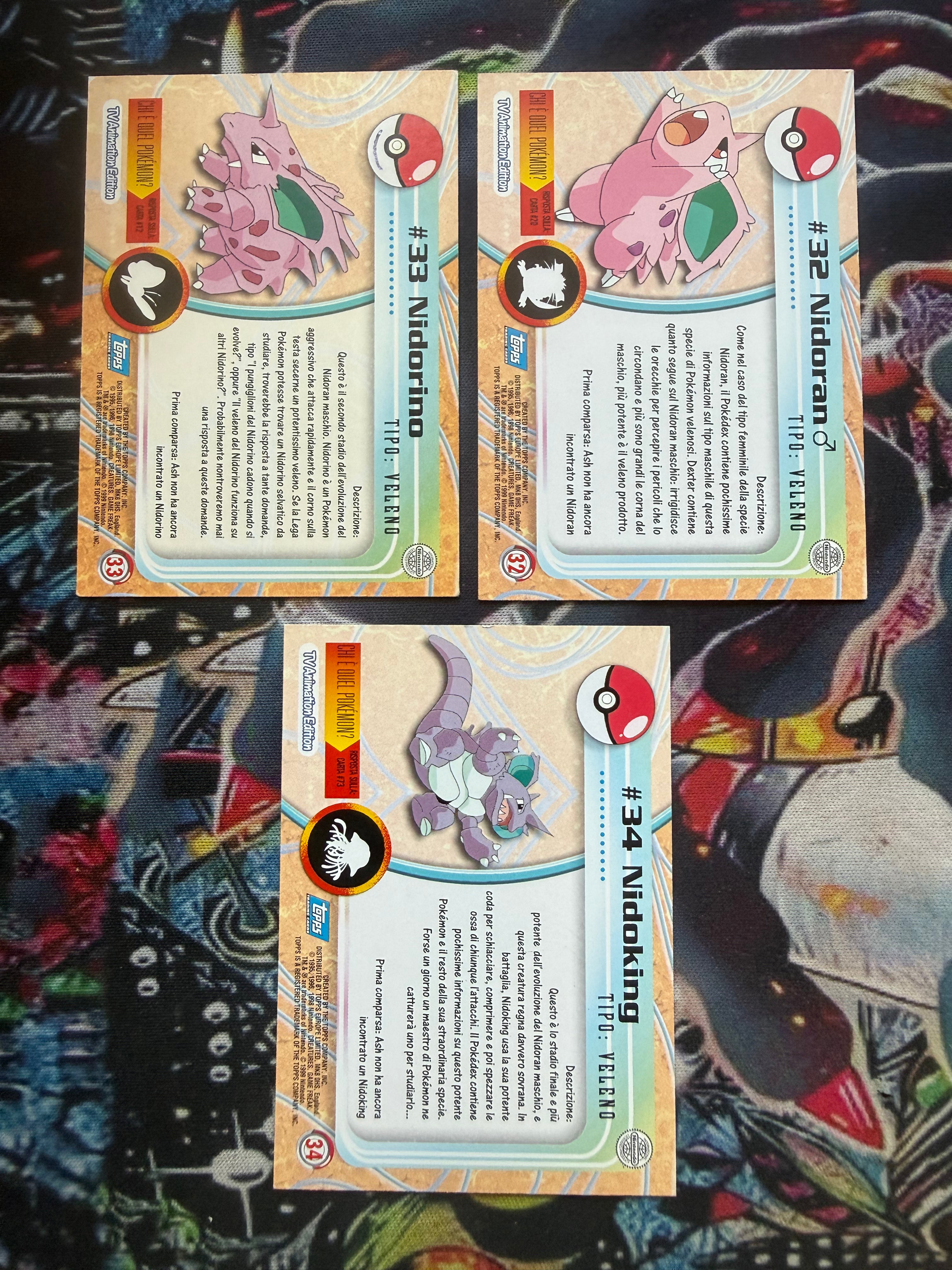 Tops Trio Nidoking | EX | No Holo