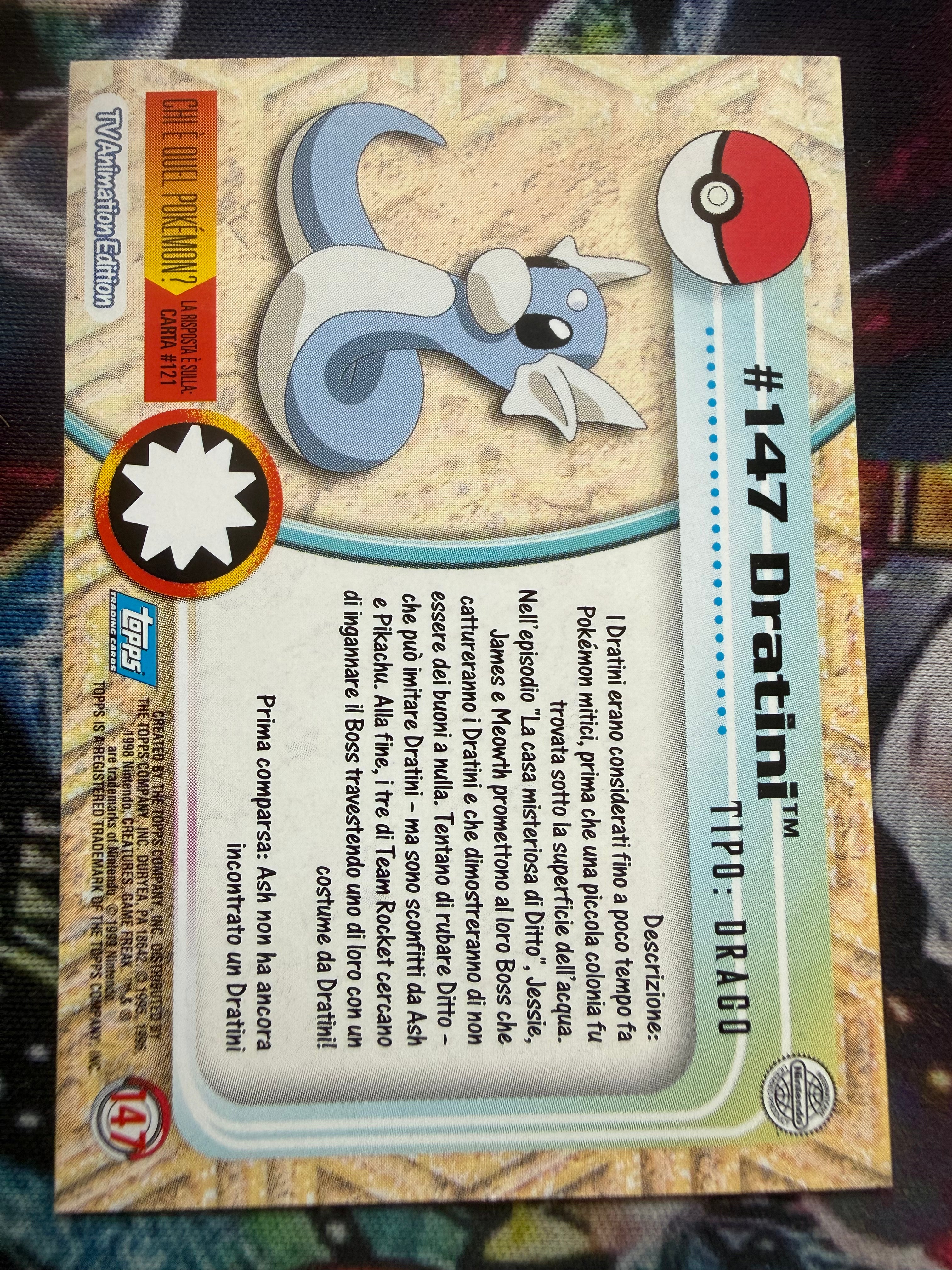 Tops Dratini Holo – Carta Pokémon EX (Excellent)